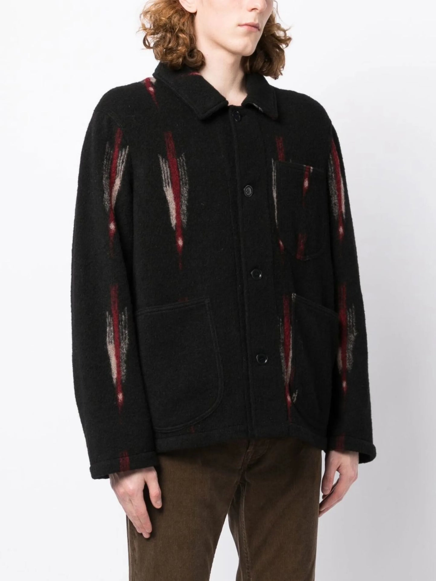 Labour Chore geometric-print jacket