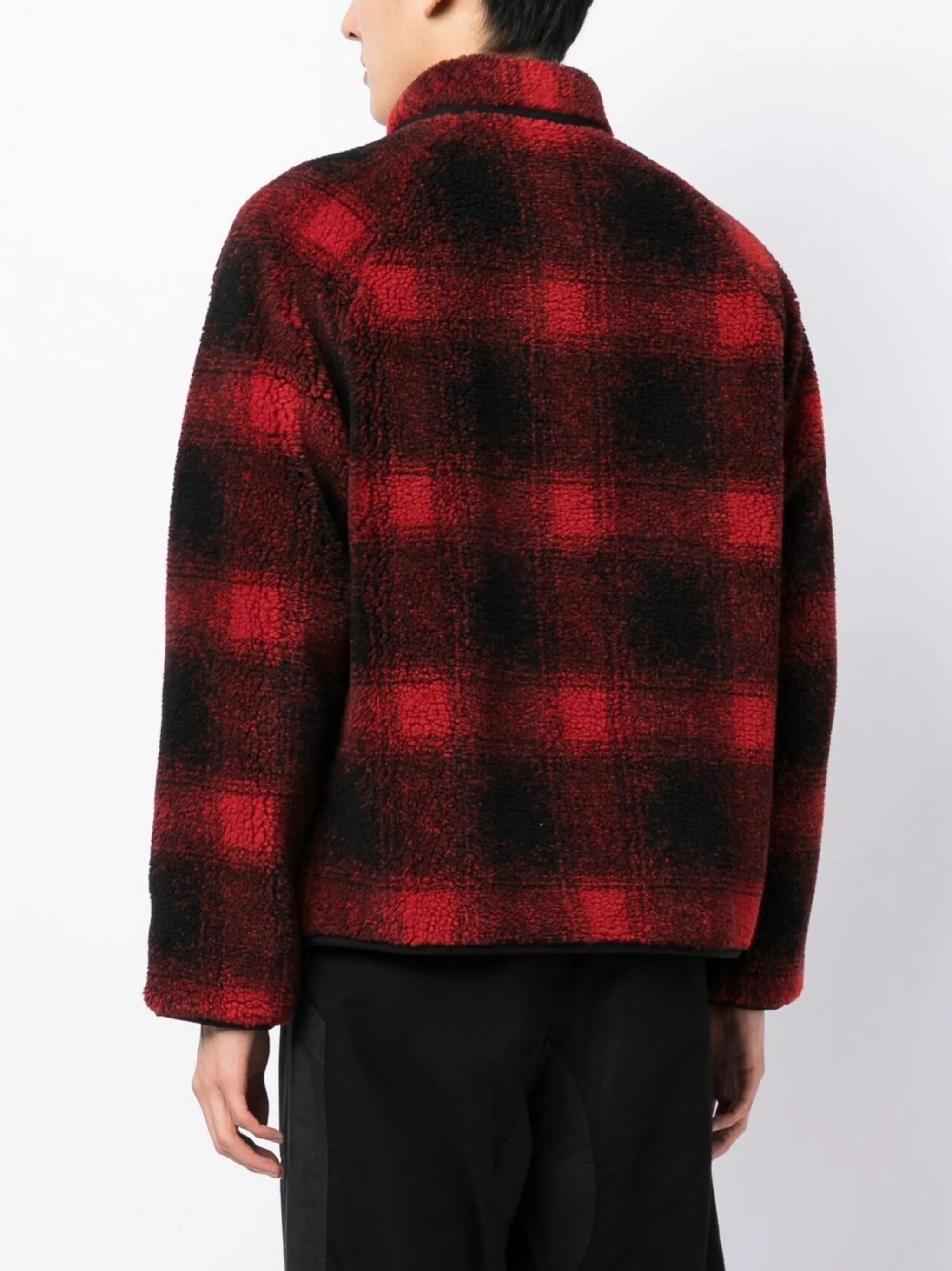 Beach jacquard plaid jacket