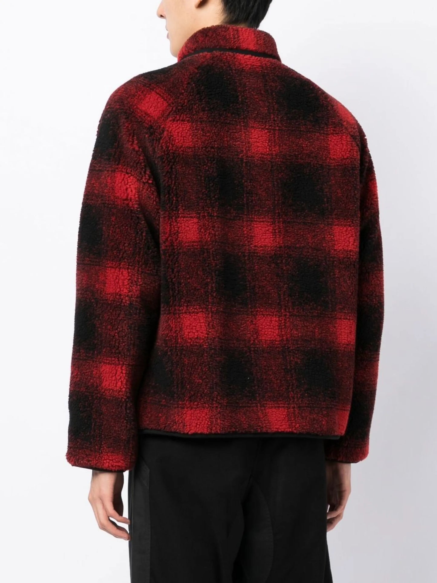 Beach jacquard plaid jacket
