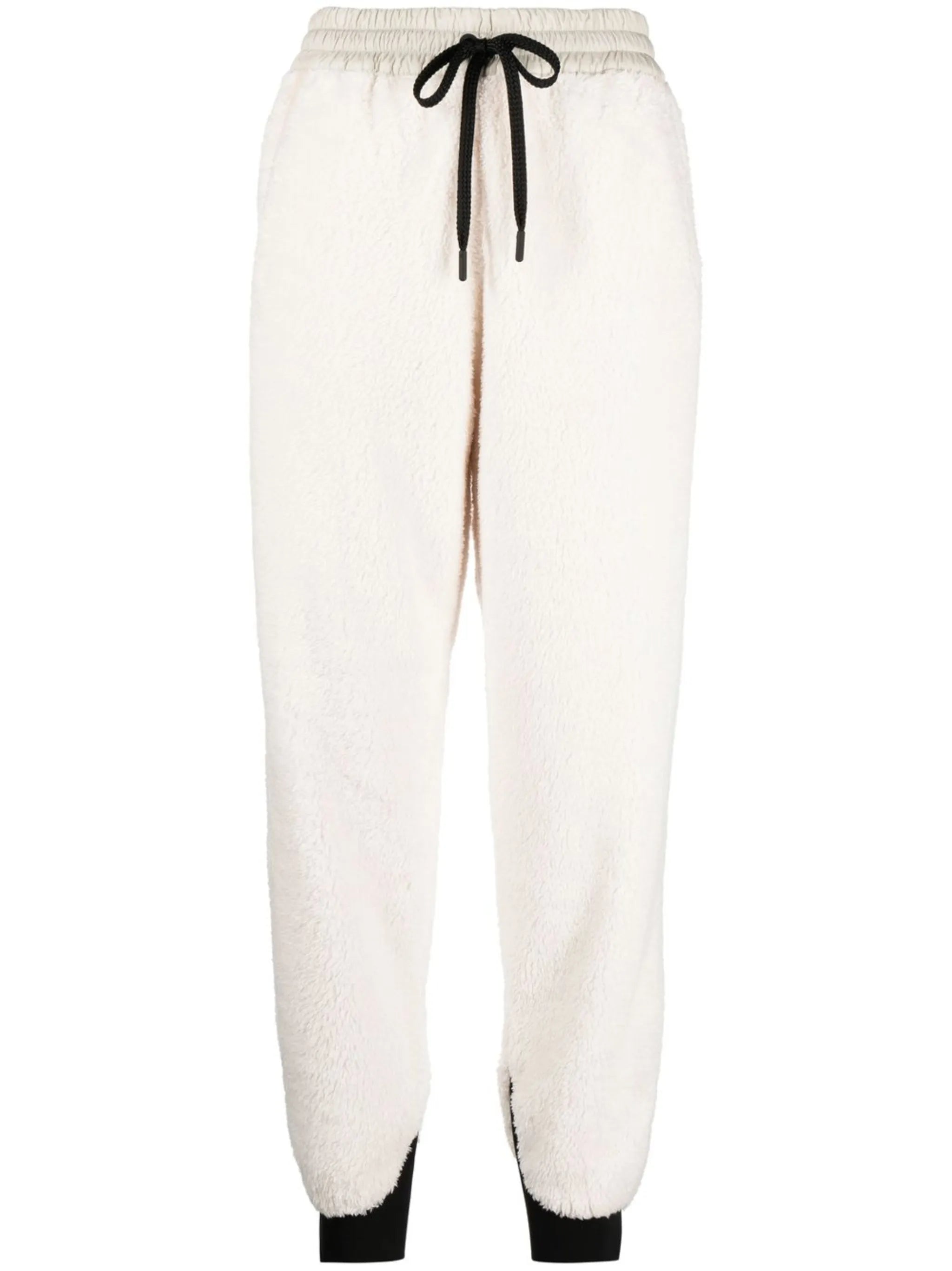 textured tapered-leg track pants
