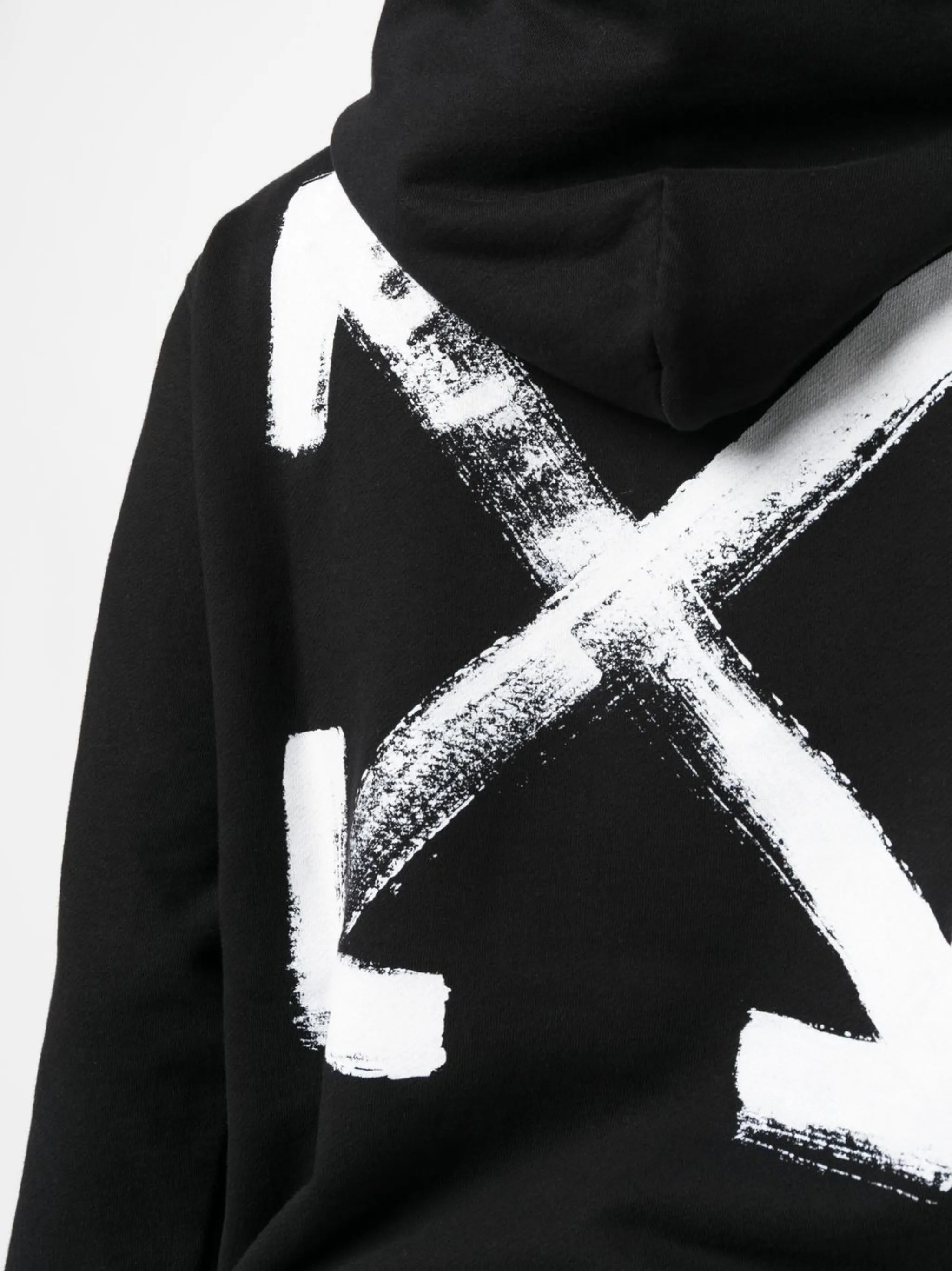 Arrows-print hoodie