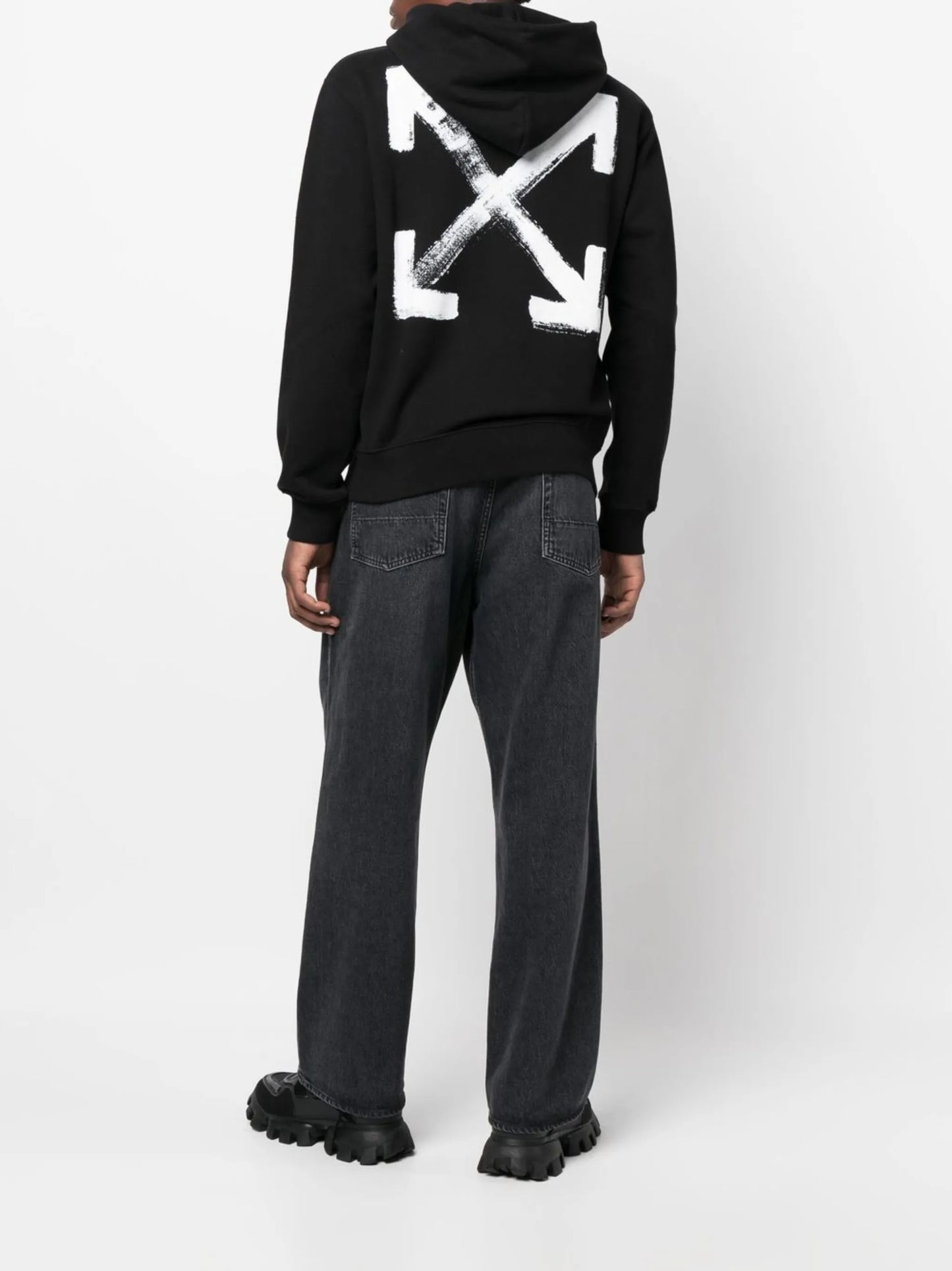 Arrows-print hoodie