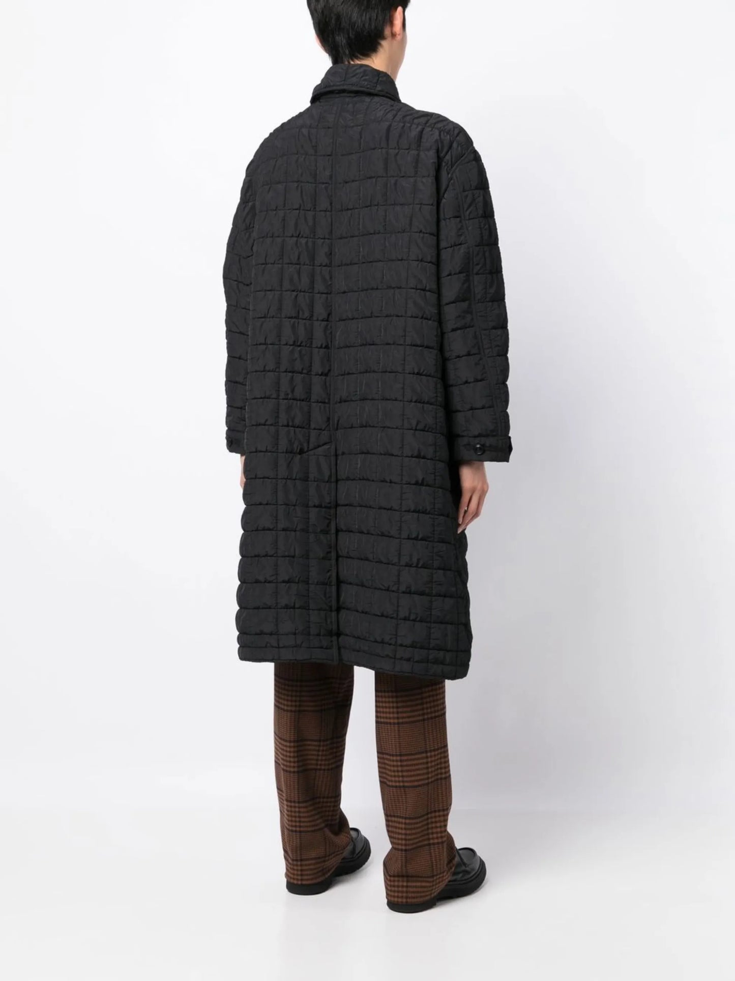 Military quilted coat