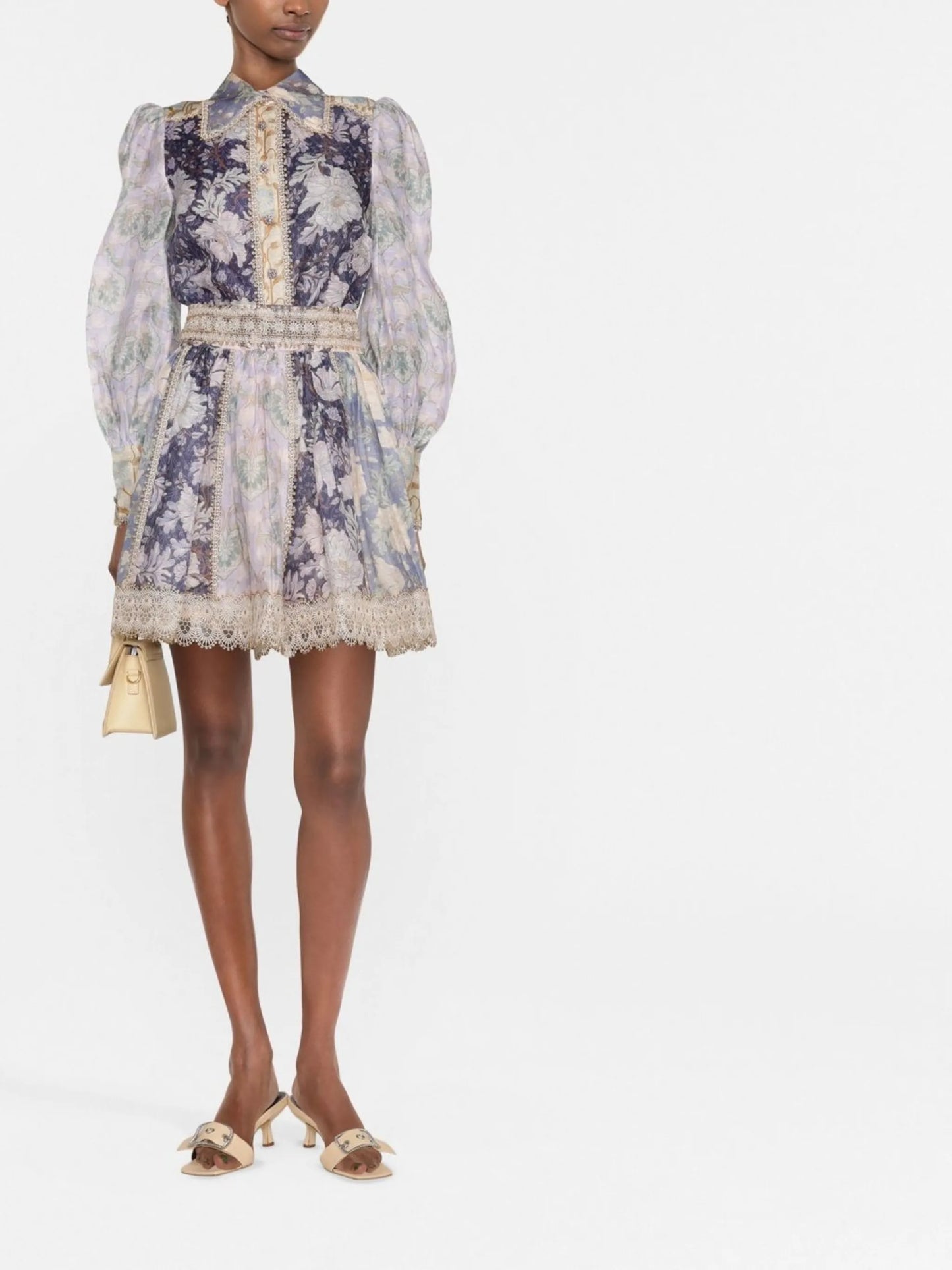 Celestial panelled skirt