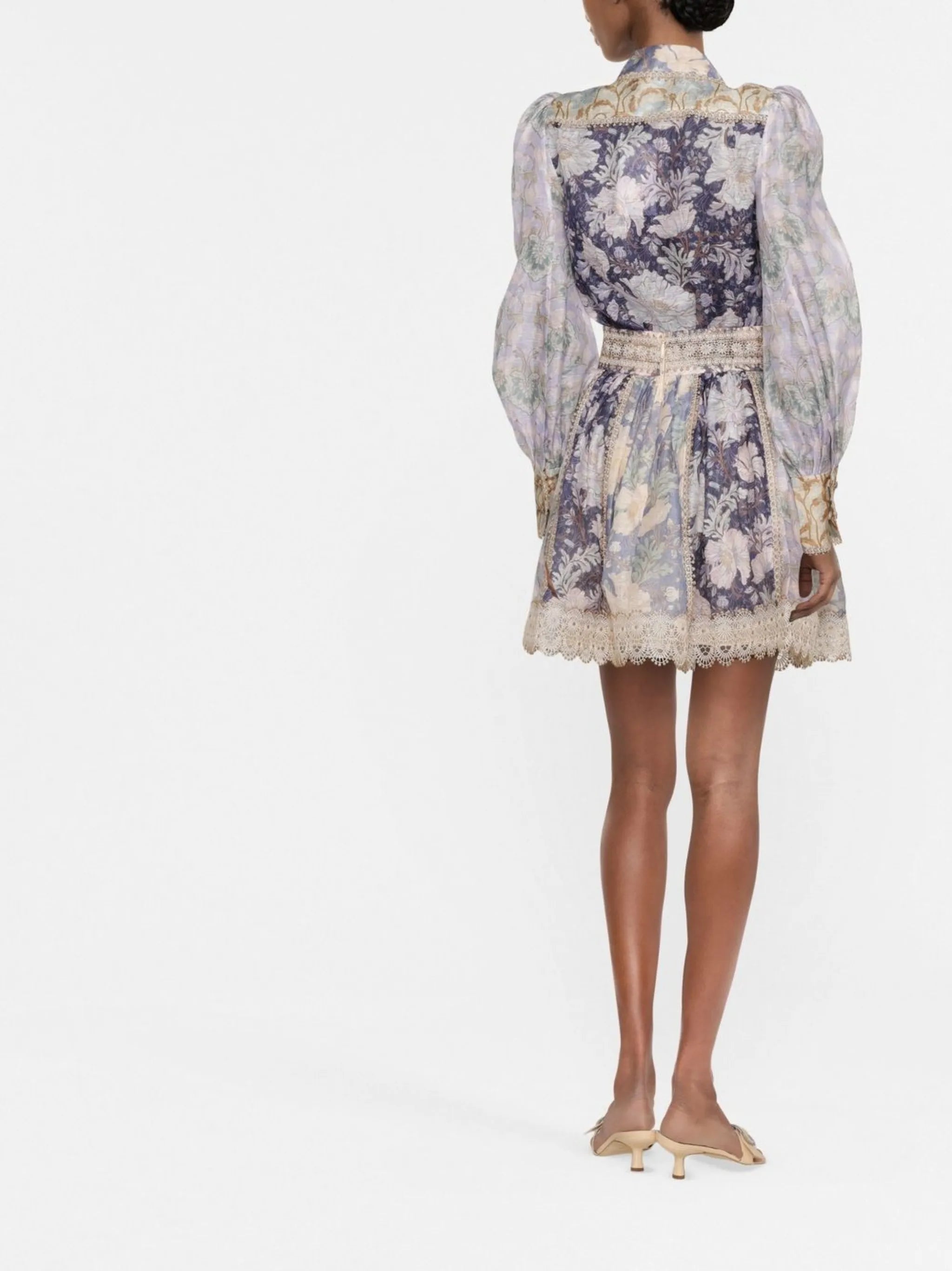 Celestial panelled skirt