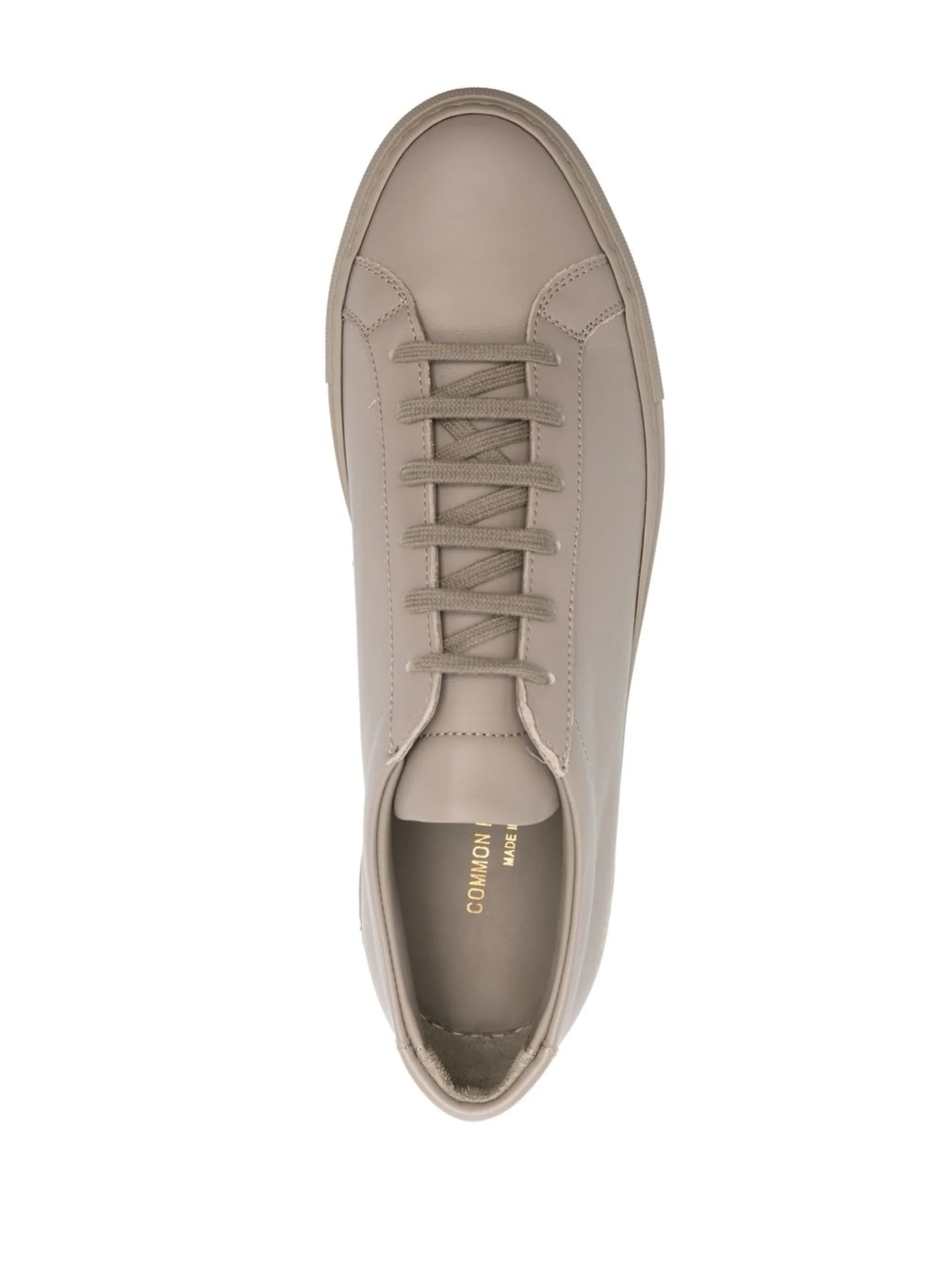 low-top leather sneakers