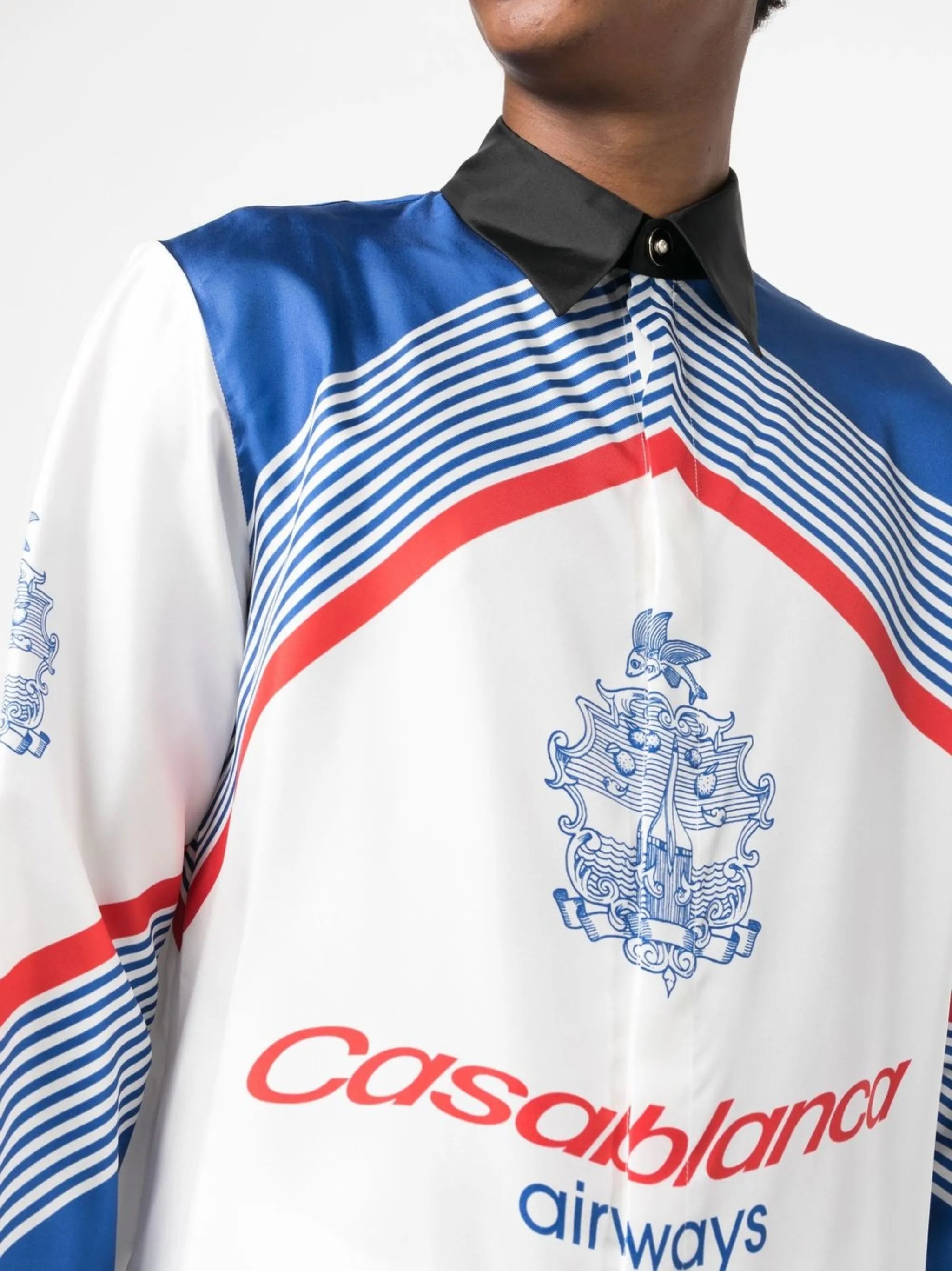Casablanca Airways silk shirt