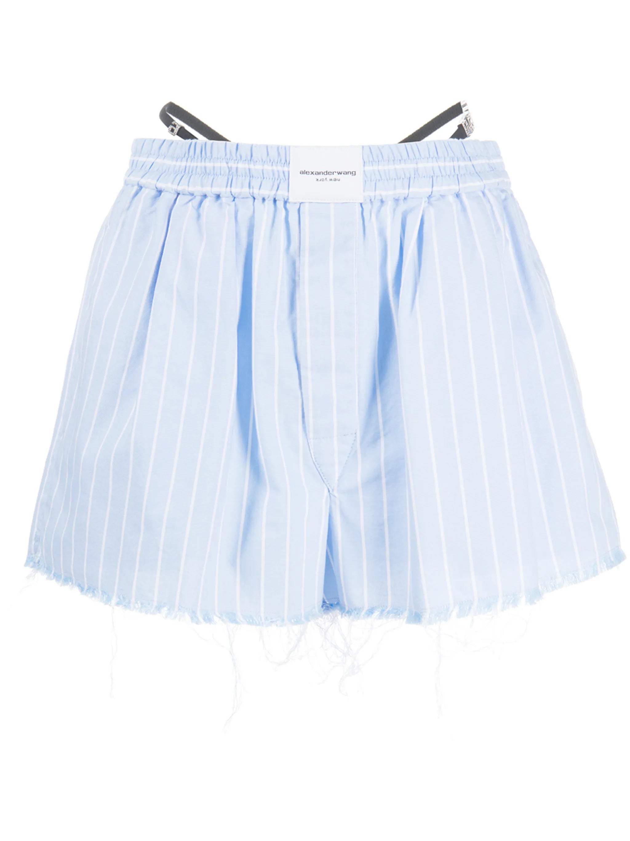 raw-hem boxer shorts