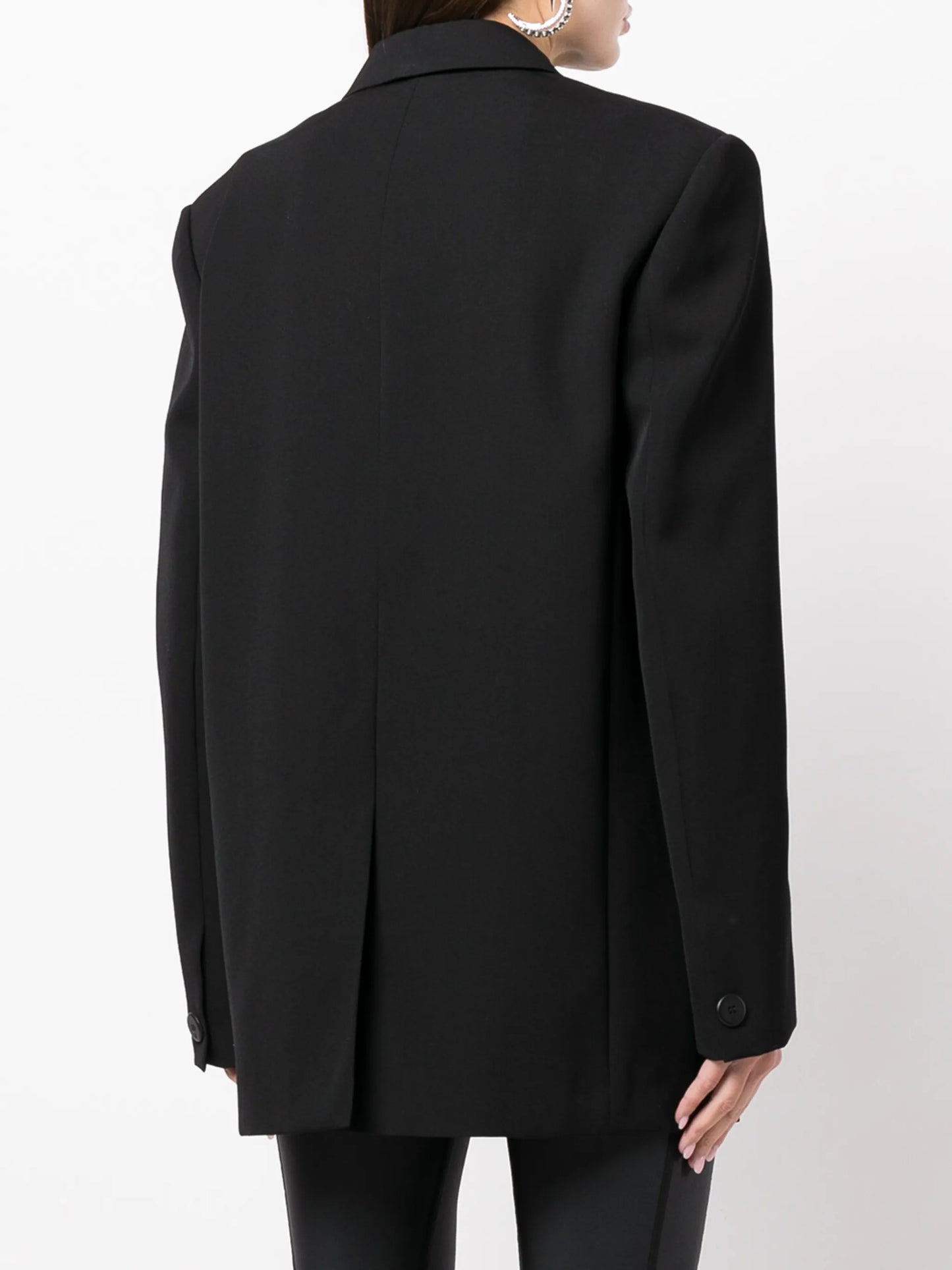 oversize single-breasted blazer