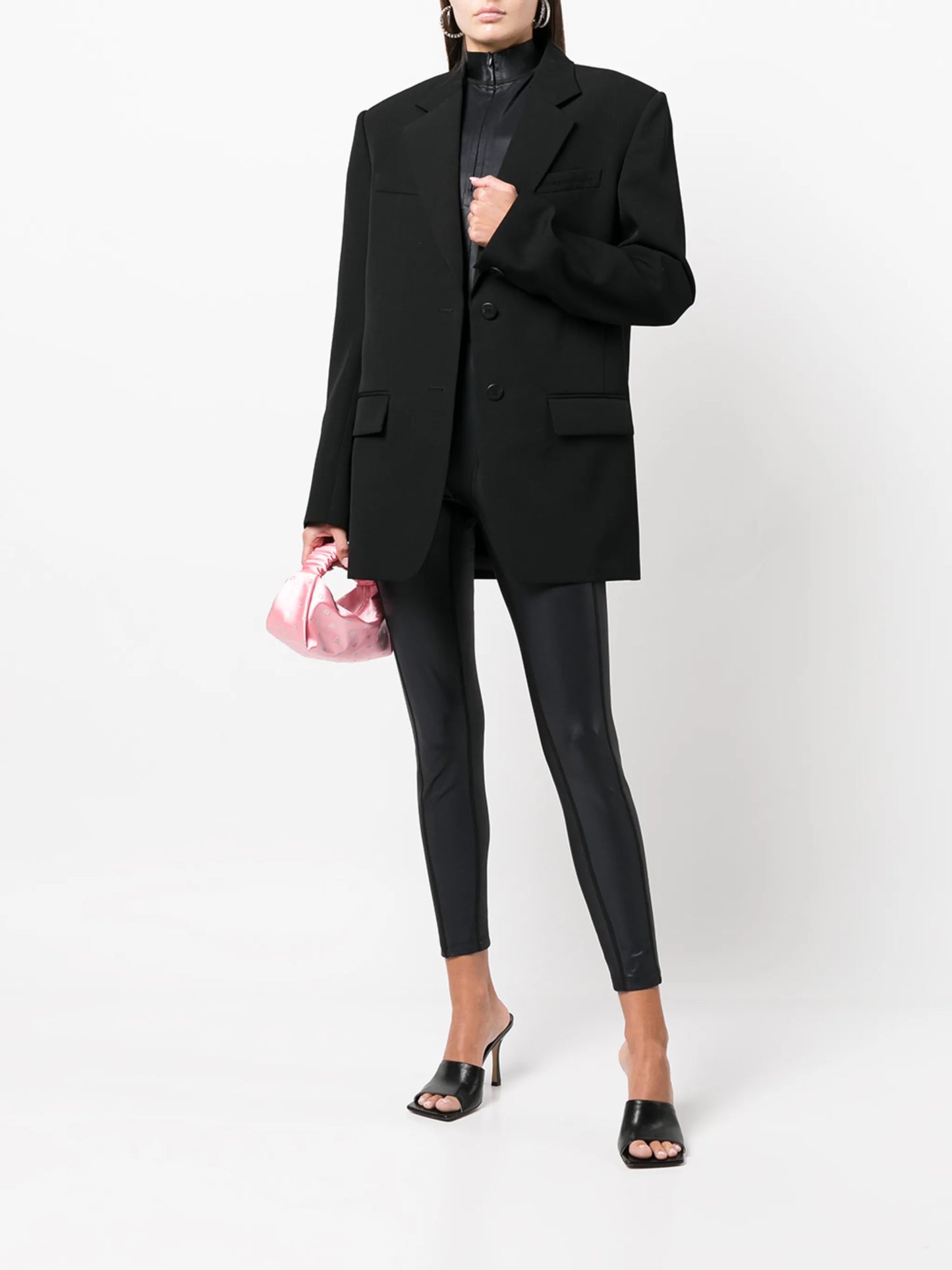 oversize single-breasted blazer