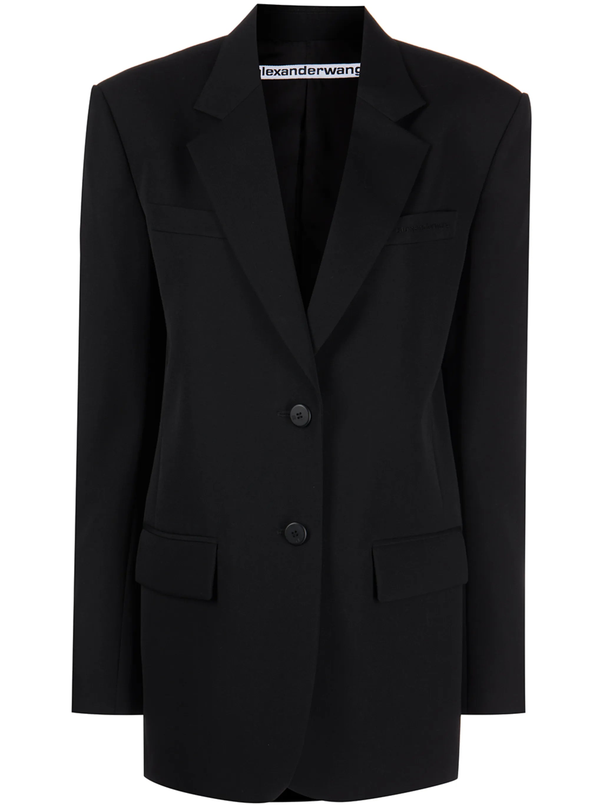 oversize single-breasted blazer
