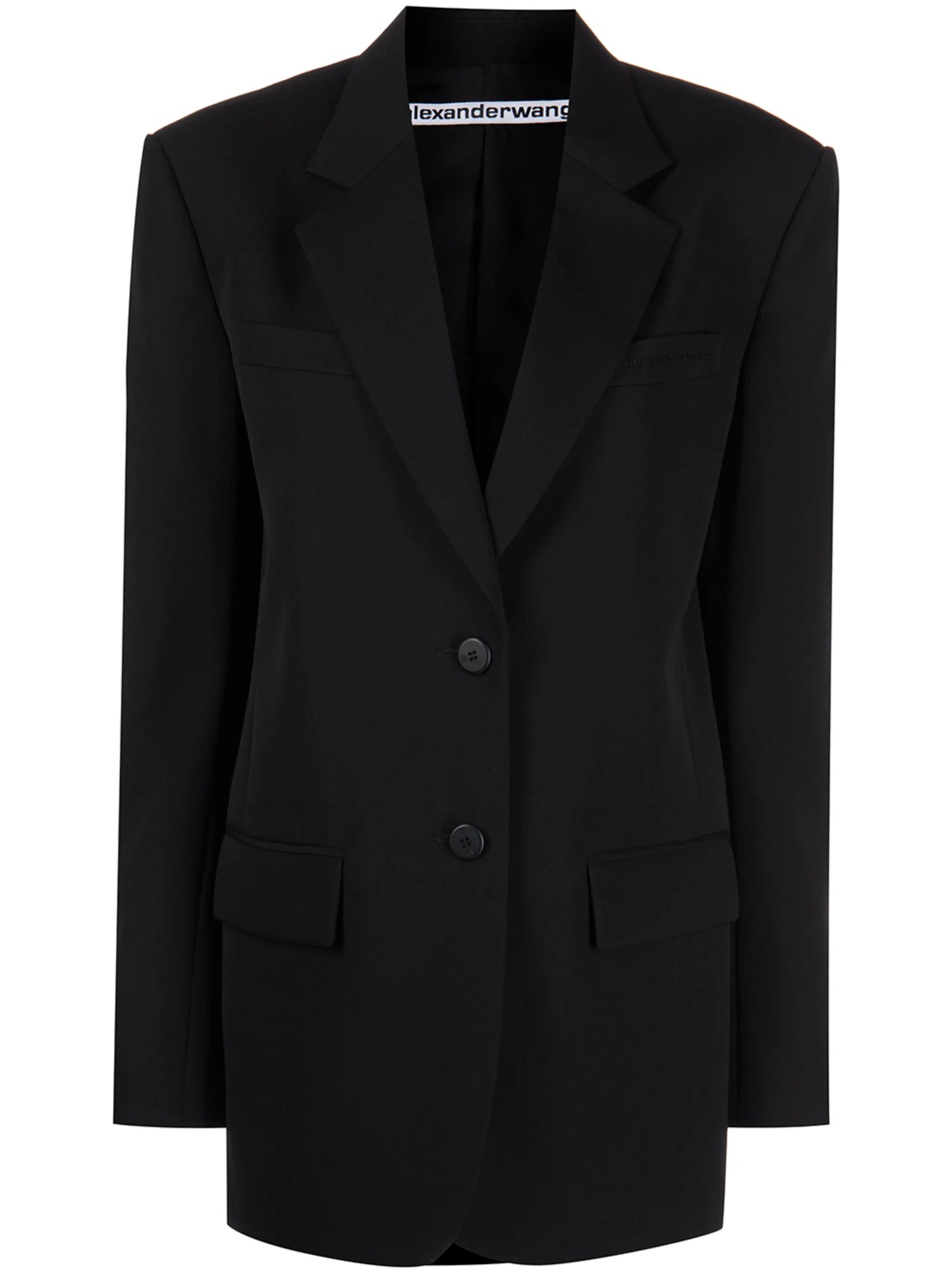 oversize single-breasted blazer