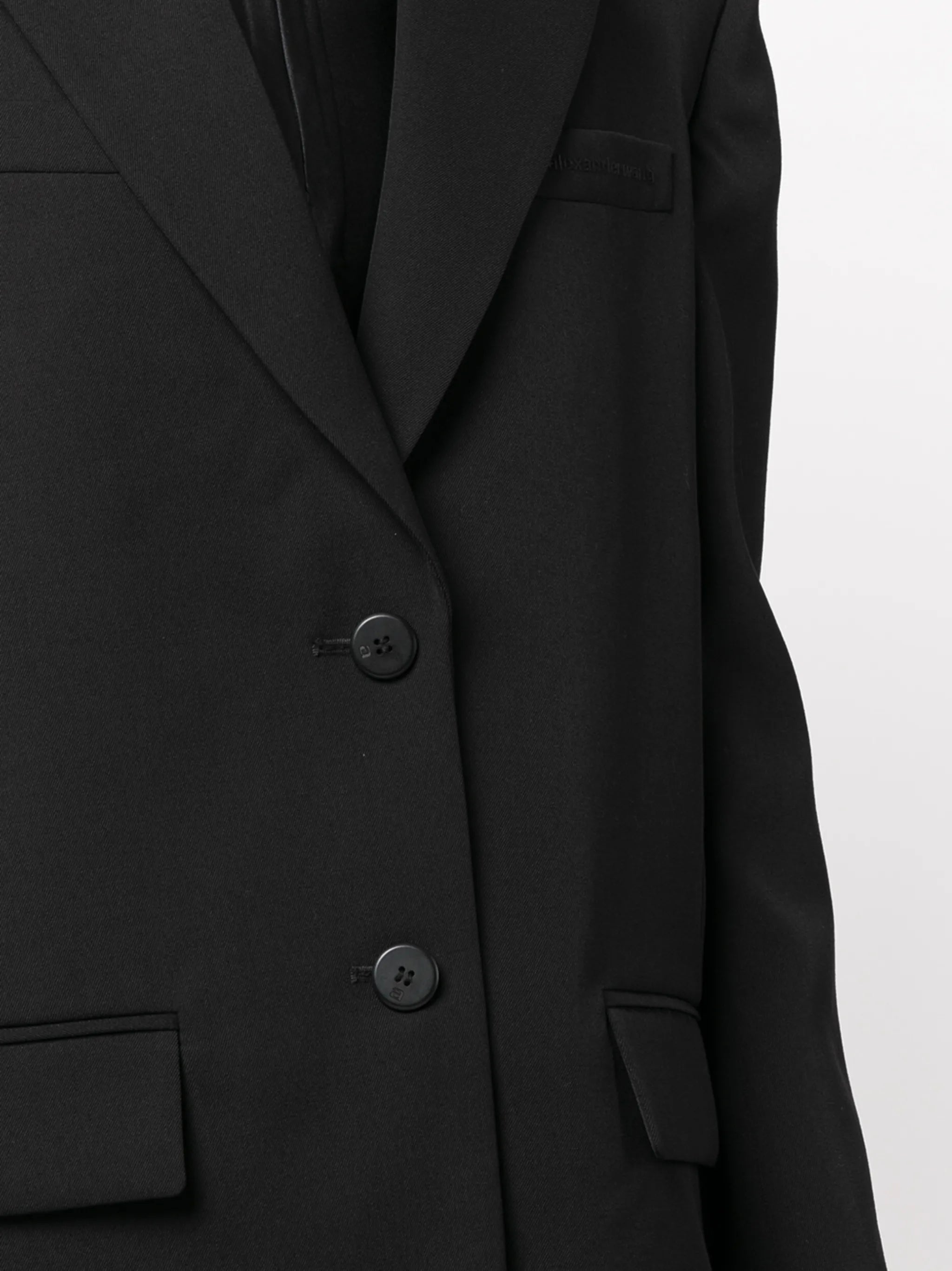 oversize single-breasted blazer