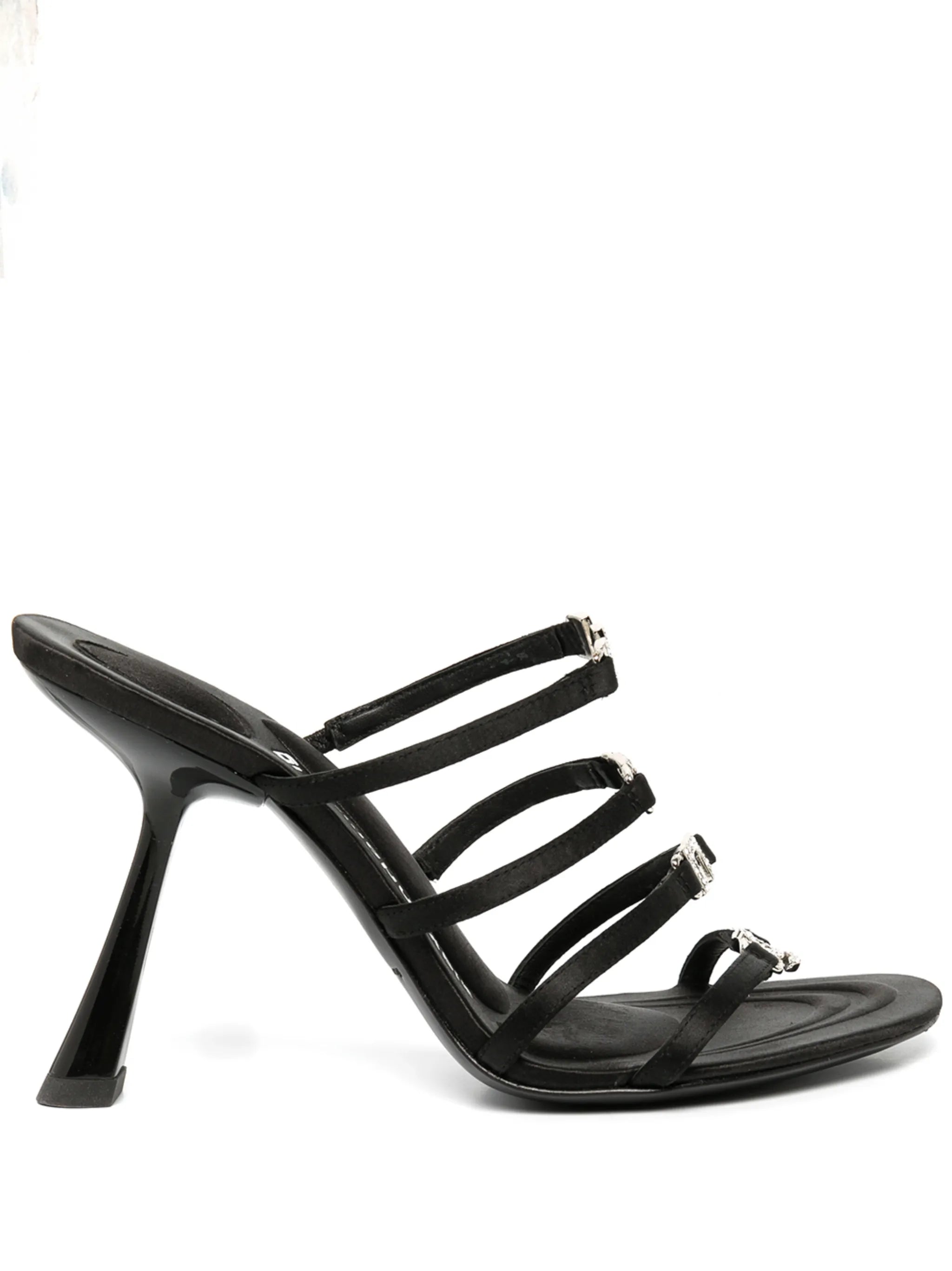 Nala 105mm logo-plaque sandals