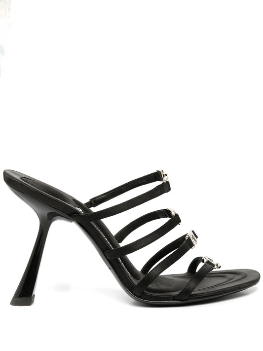 Nala 105mm logo-plaque sandals