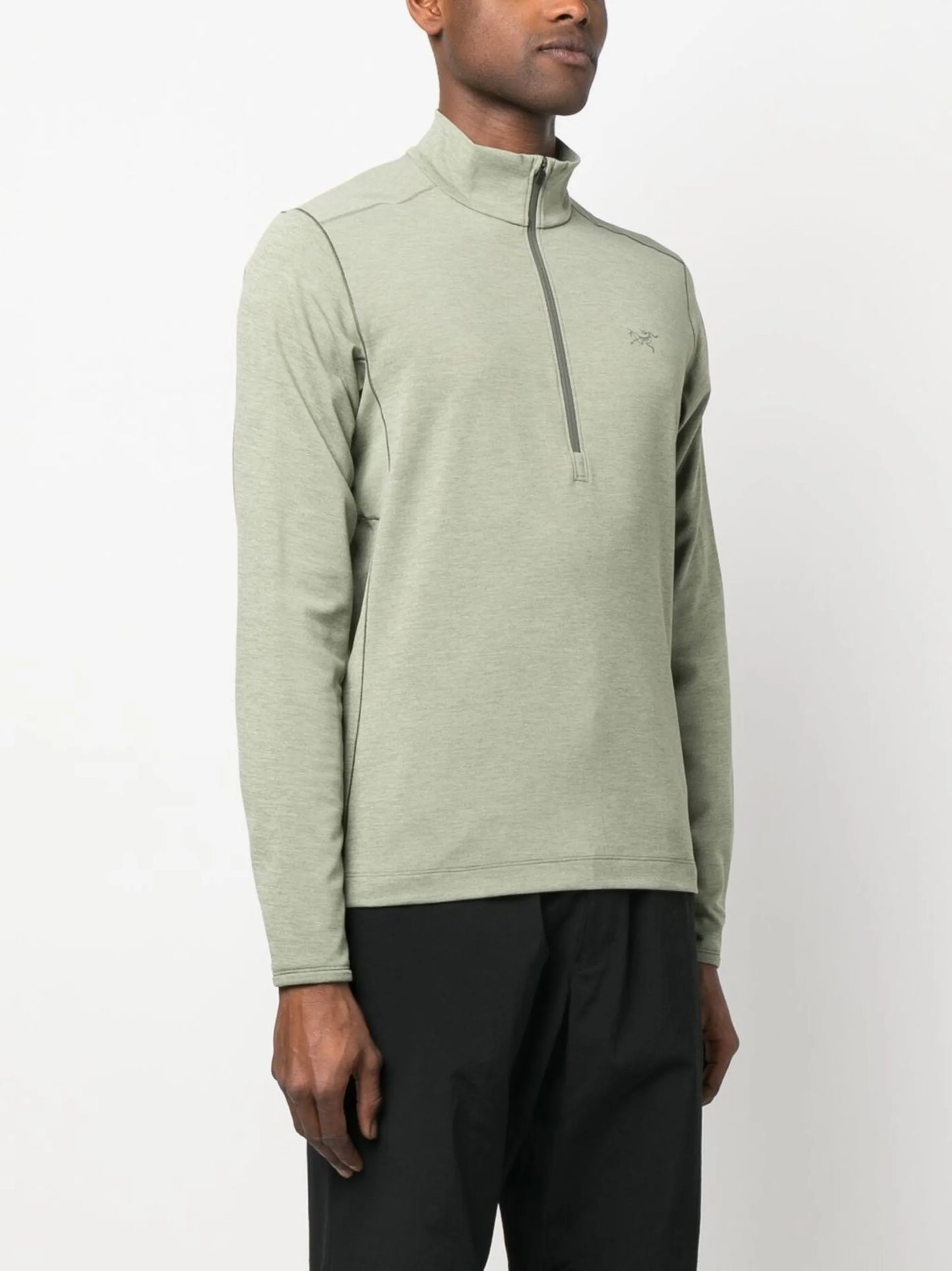 logo-print zip-up sweatshirt