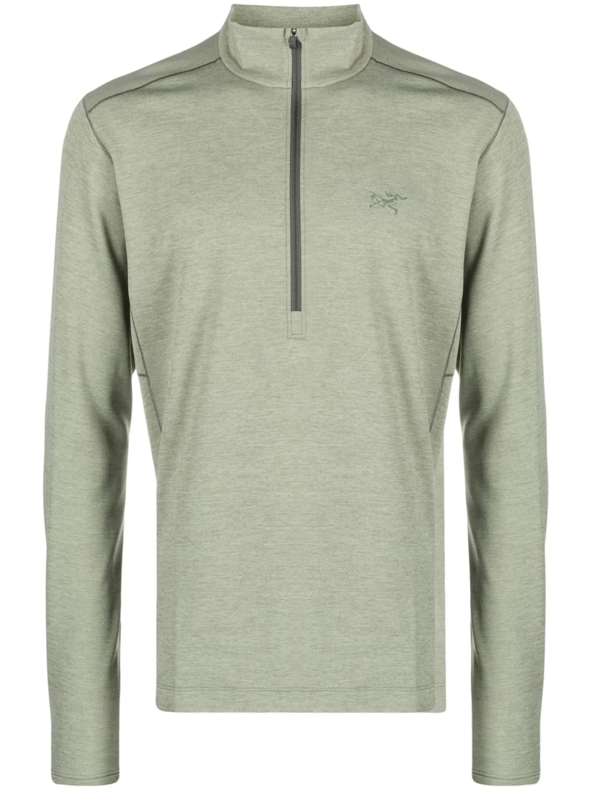 logo-print zip-up sweatshirt
