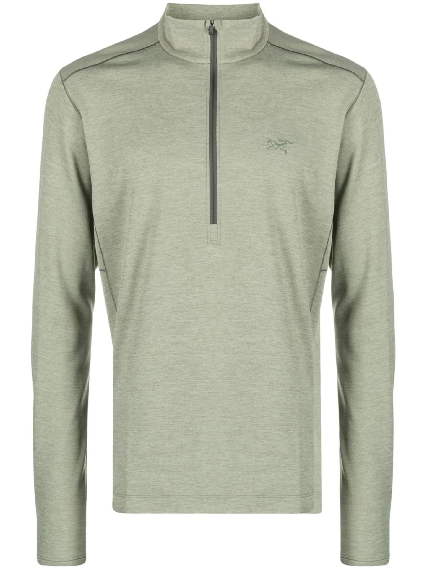 logo-print zip-up sweatshirt