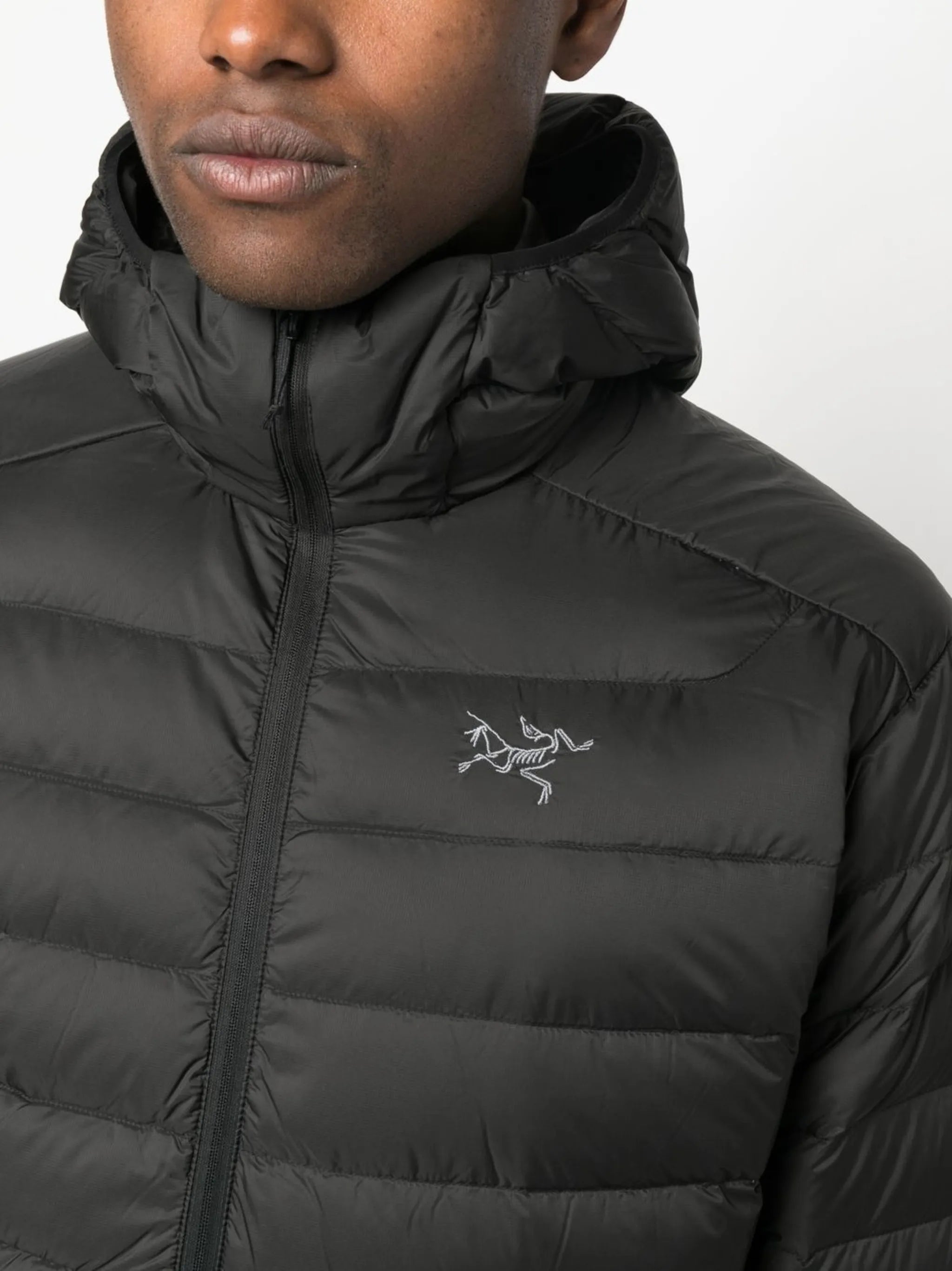Cerium padded hooded jacket