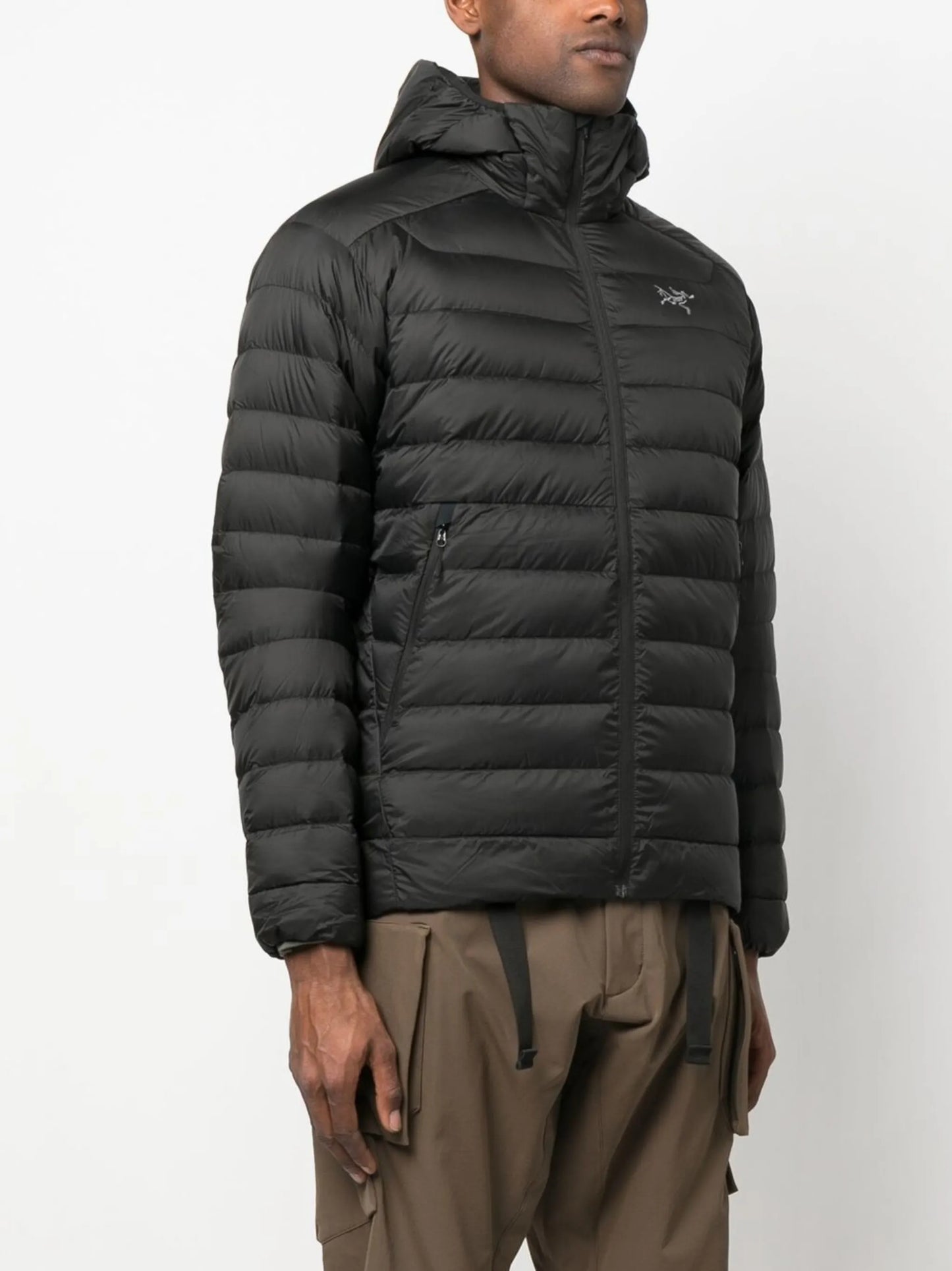 Cerium padded hooded jacket