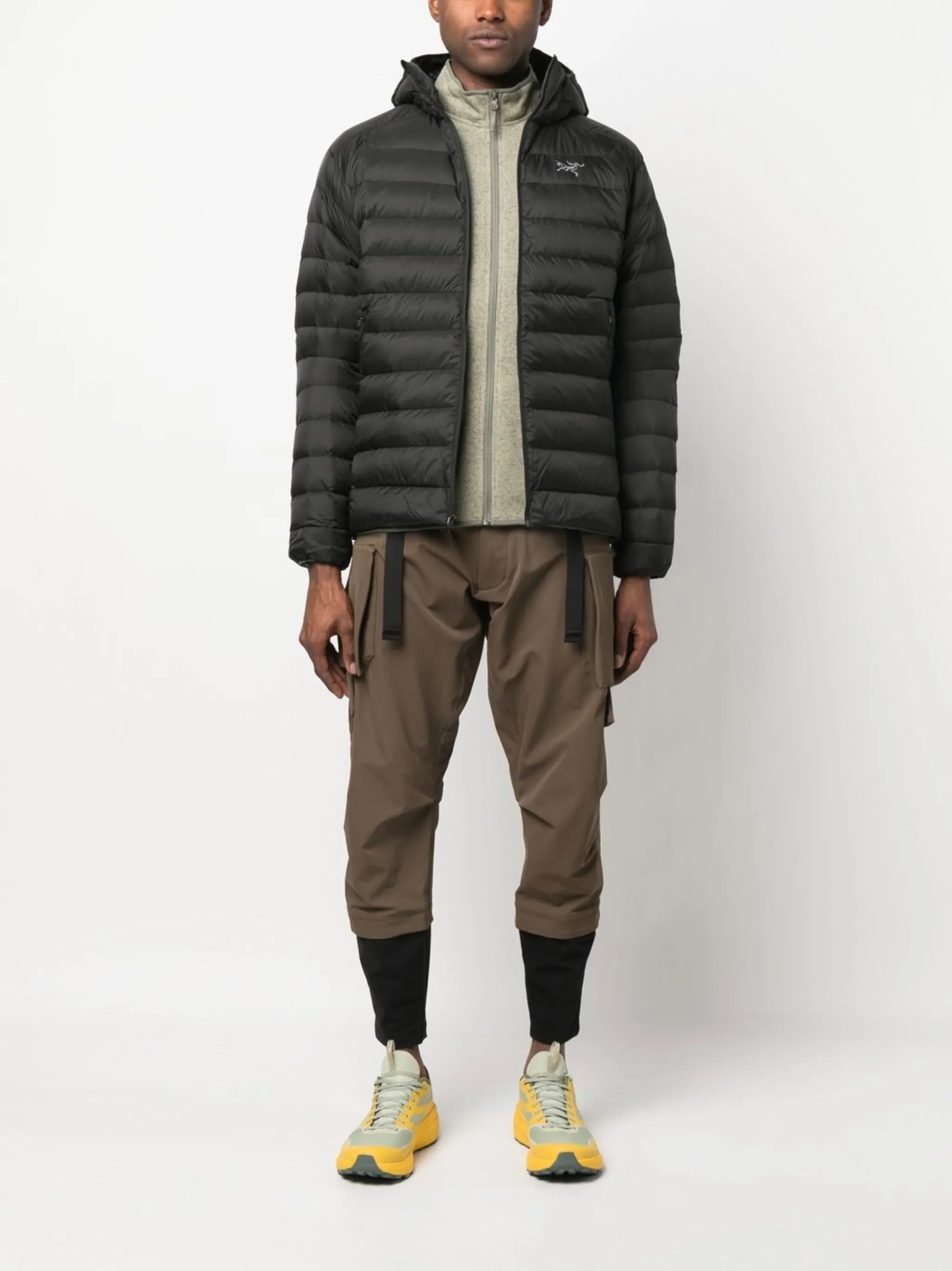 Cerium padded hooded jacket