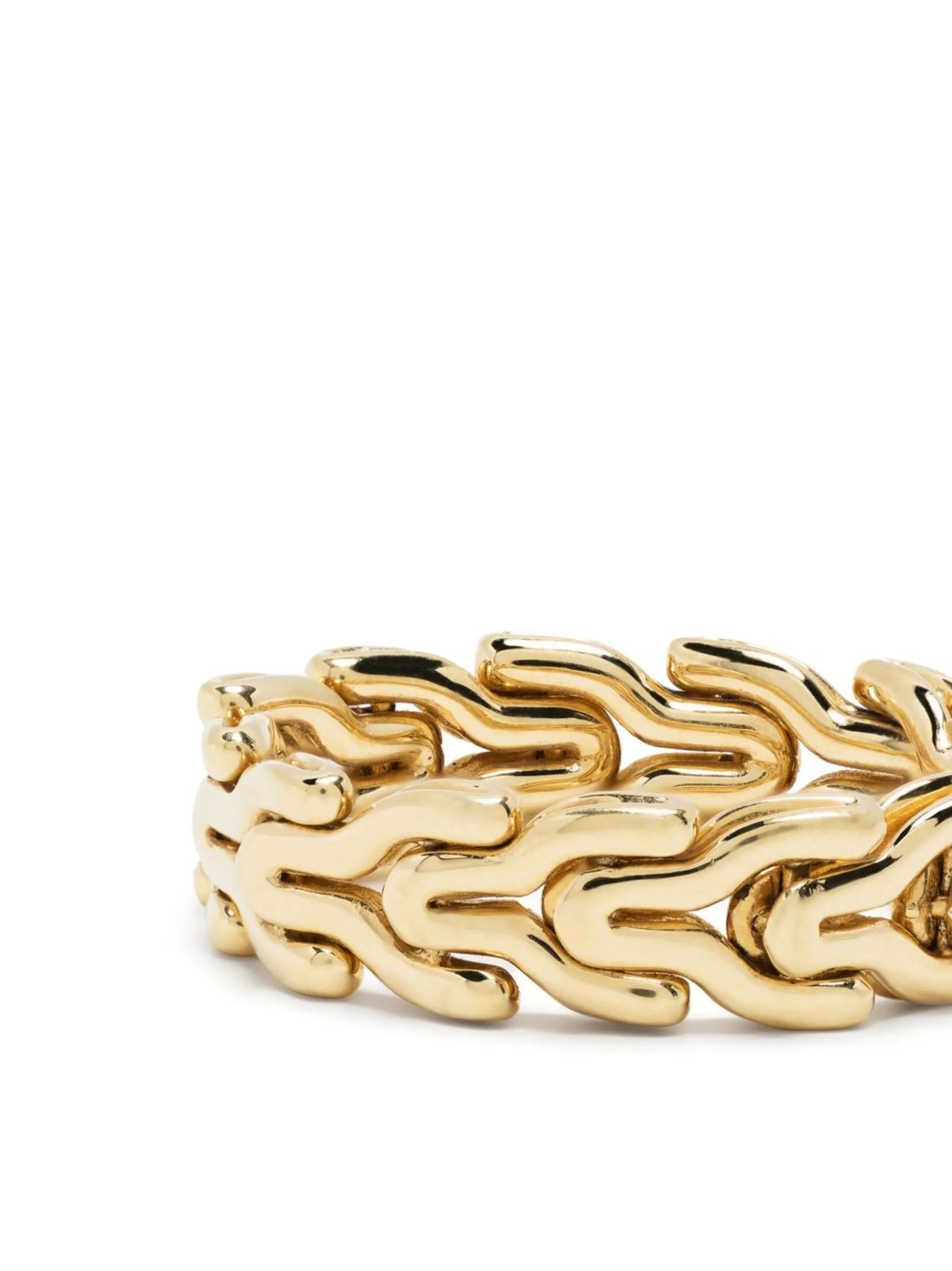 18kt yellow gold Sync ring