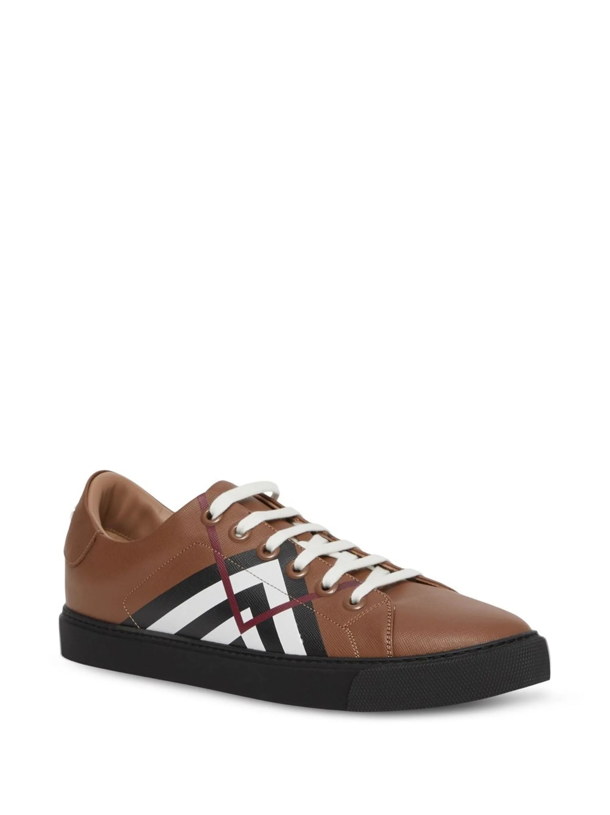 Chevron Check low-top sneakers