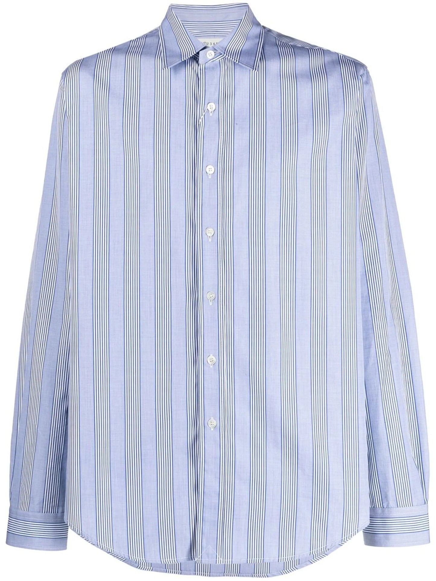 stripe-print long-sleeve shirt