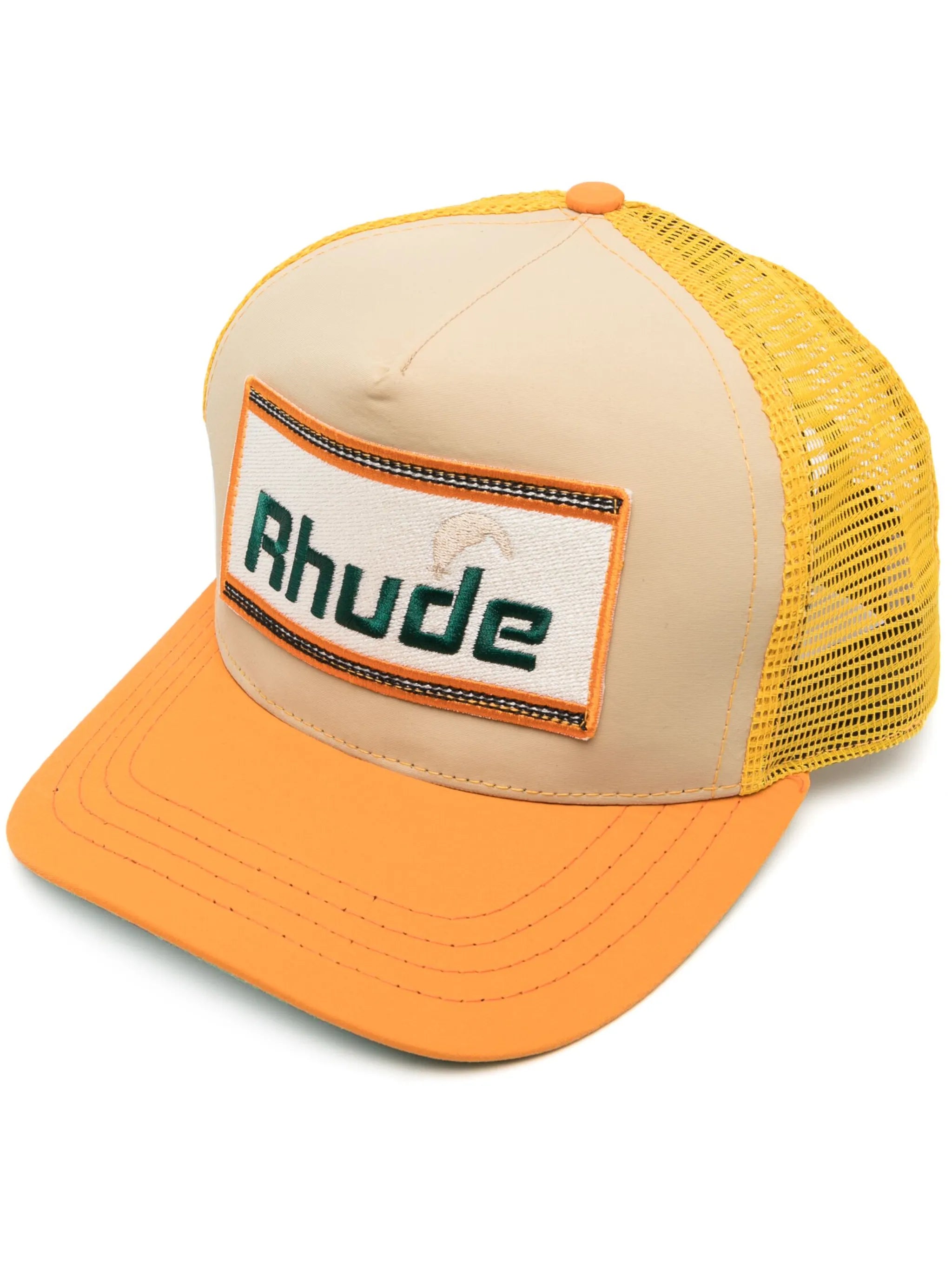 logo-patch trucker hat