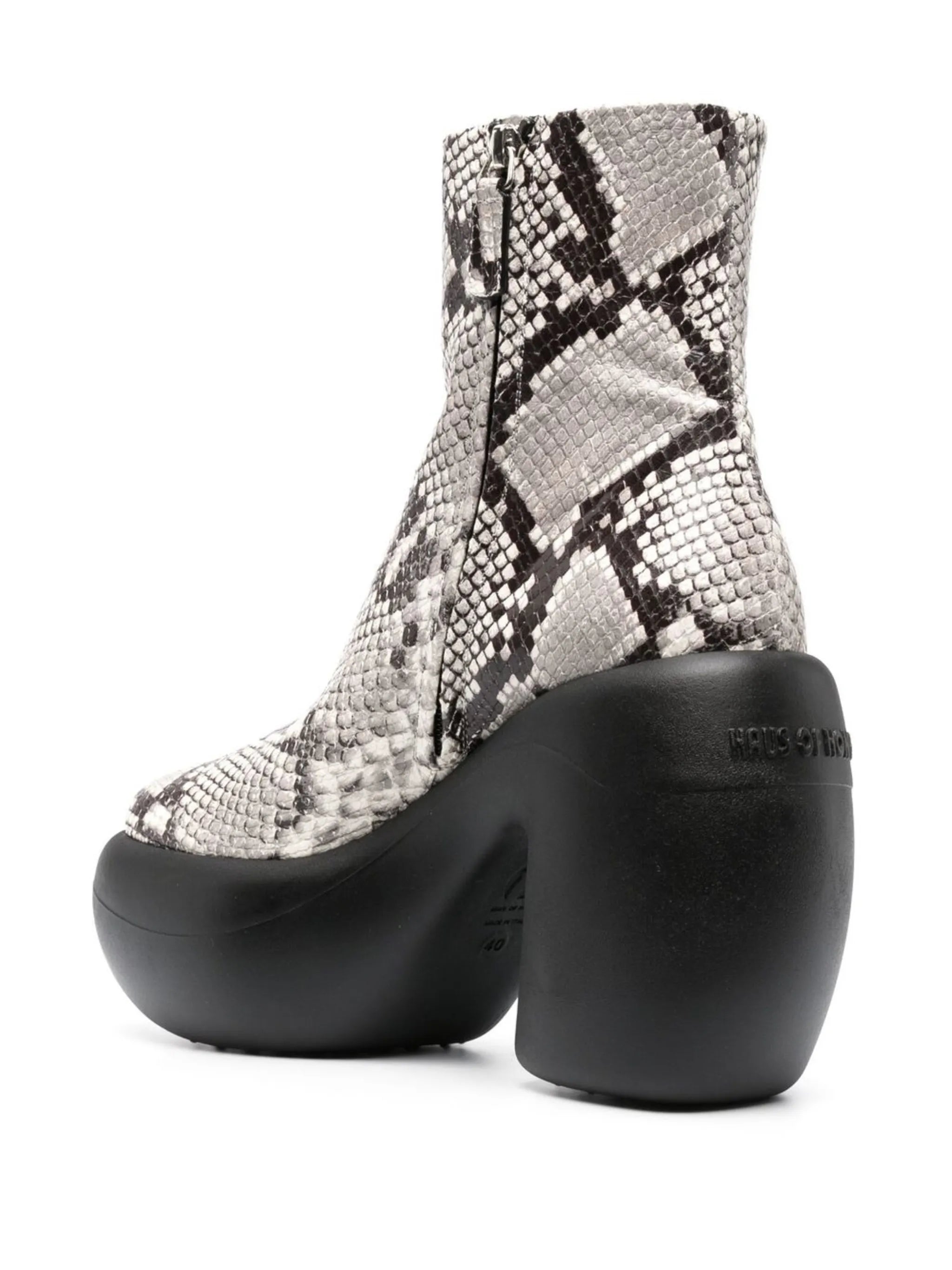 Honey Bubble platform 65mm ankle boots
