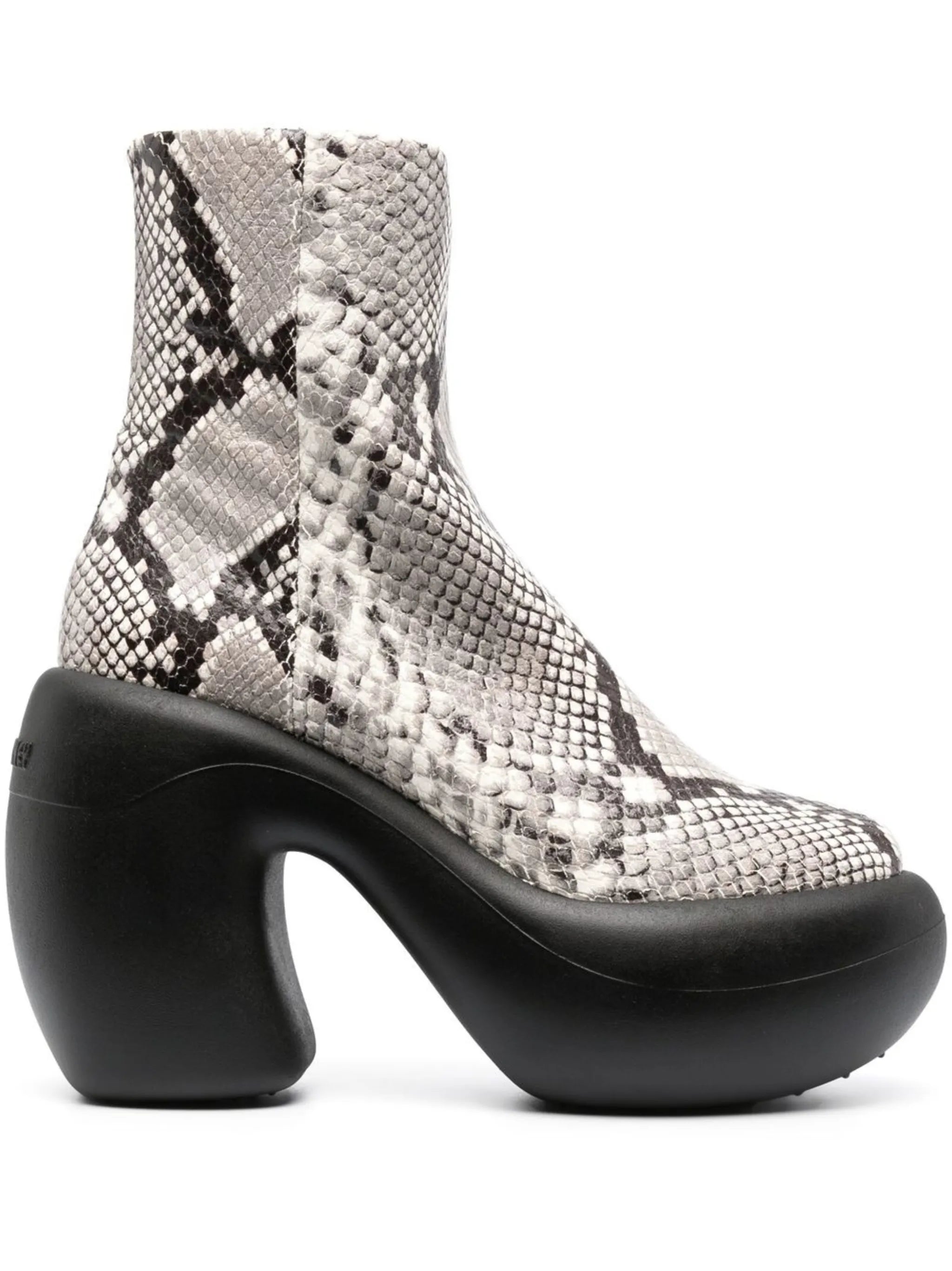 Honey Bubble platform 65mm ankle boots