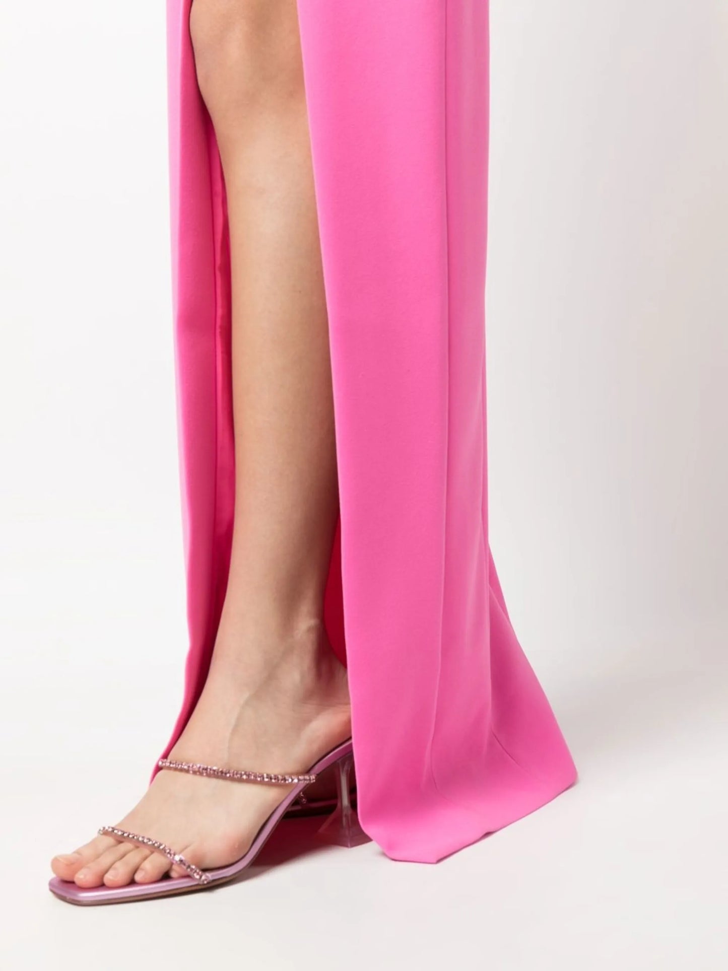 off-shoulder floor-length dress