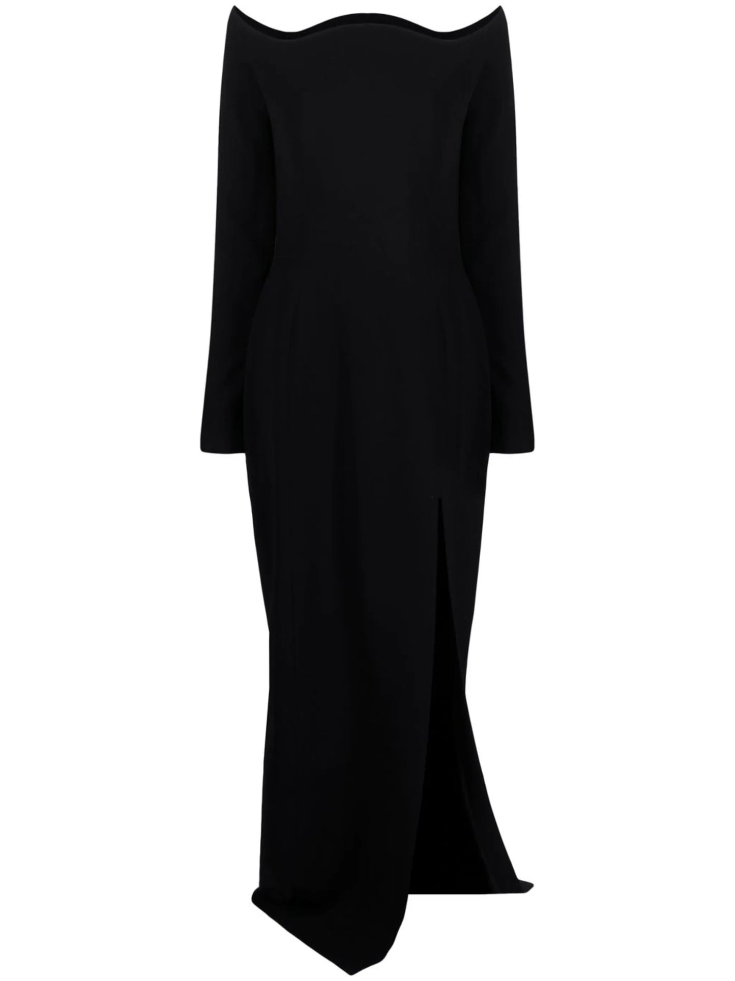 off-shoulder long dress