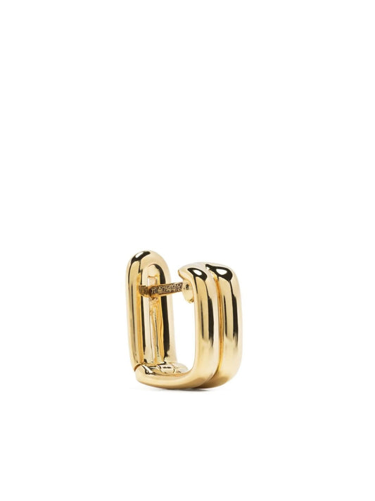 18kt yellow gold hoop earrings