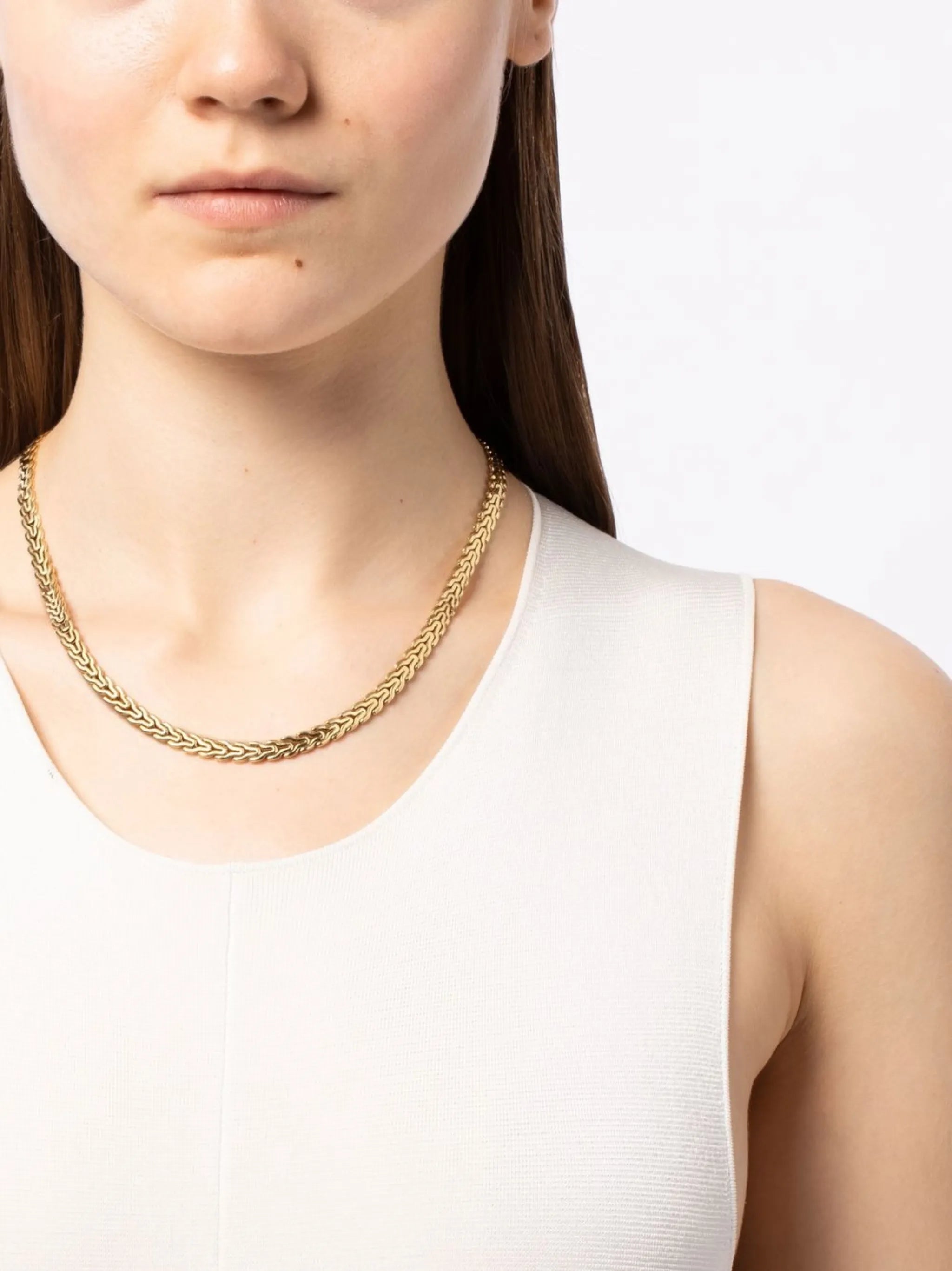 18kt yellow gold Sync necklace