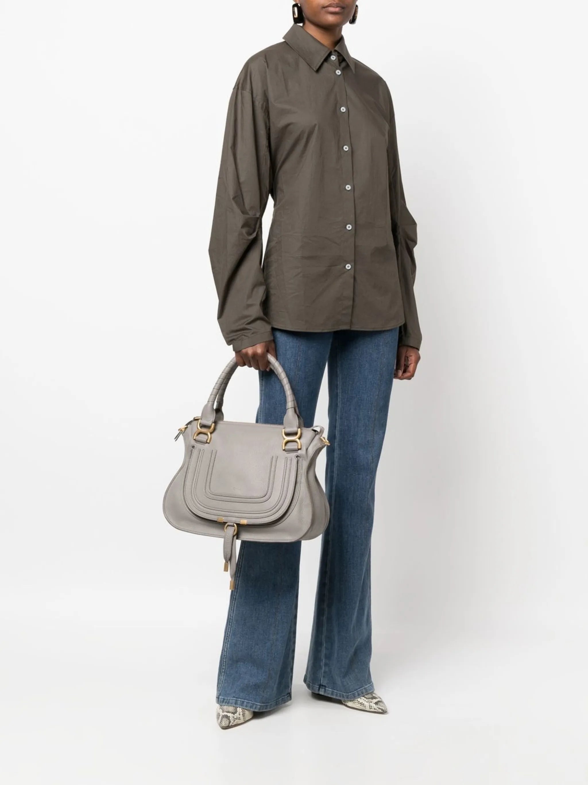Marcie leather tote-bag