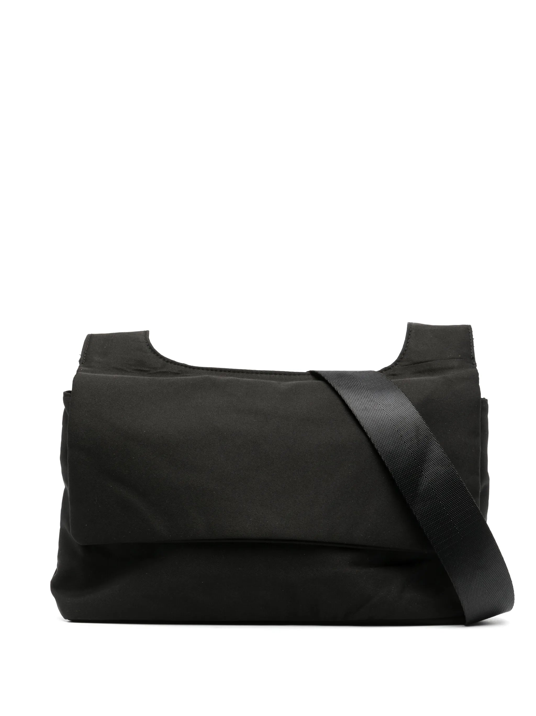 buckle-detail messenger bag