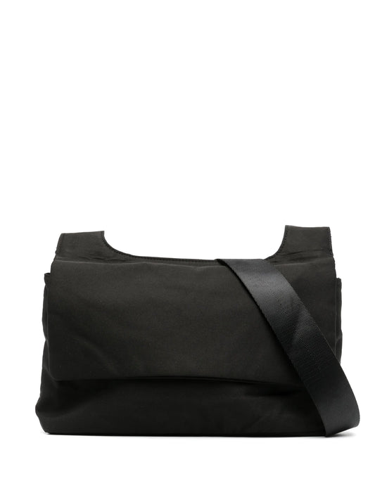 buckle-detail messenger bag
