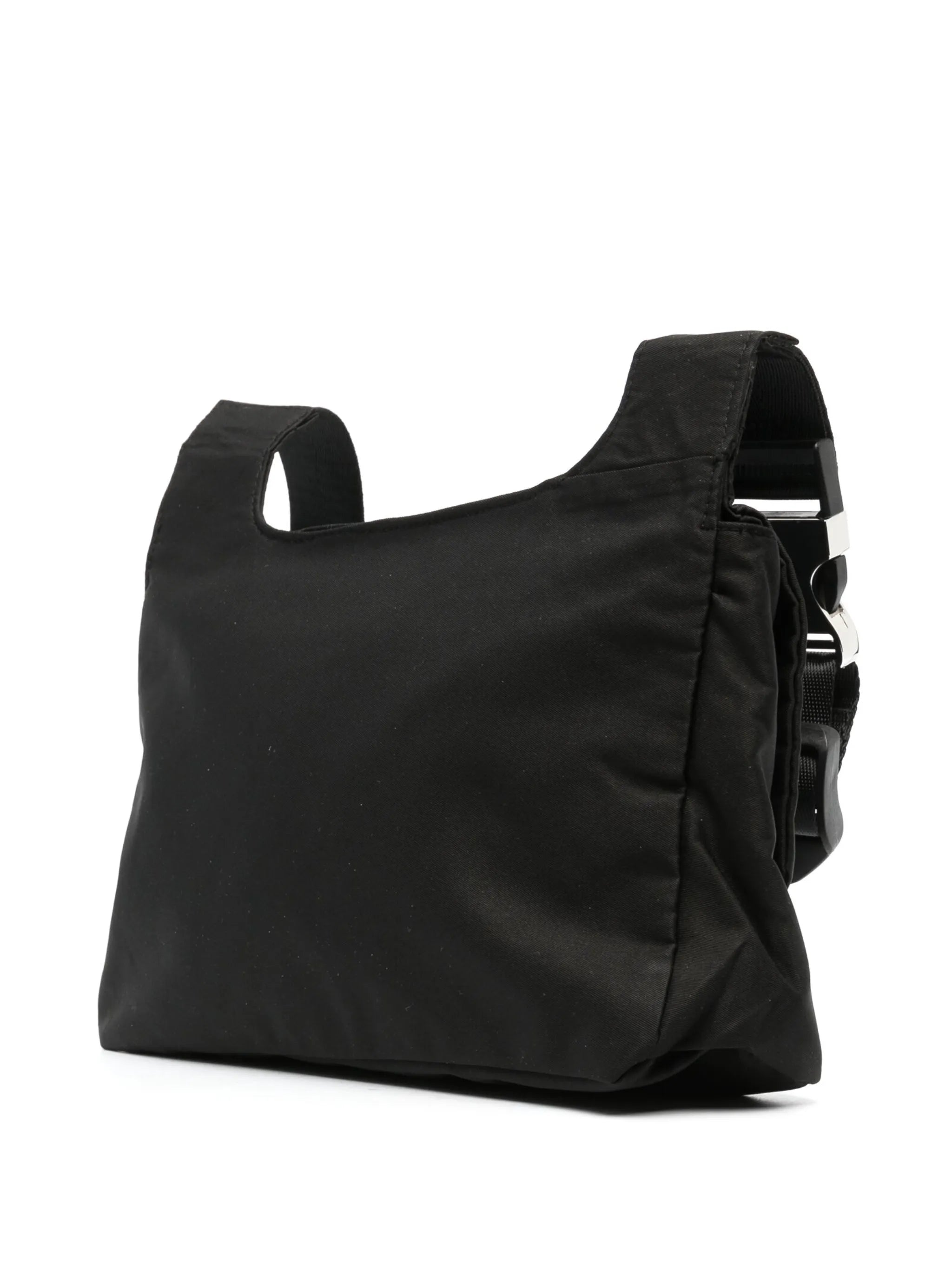 buckle-detail messenger bag