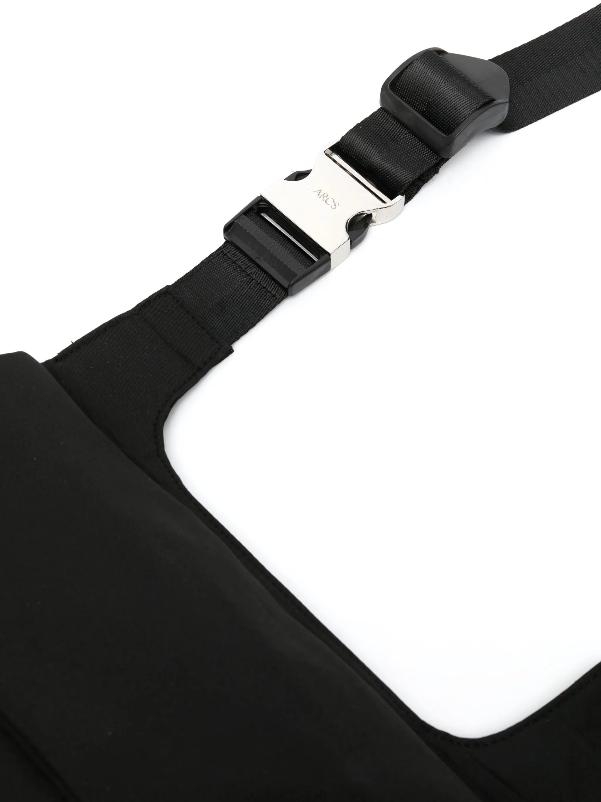 buckle-detail messenger bag