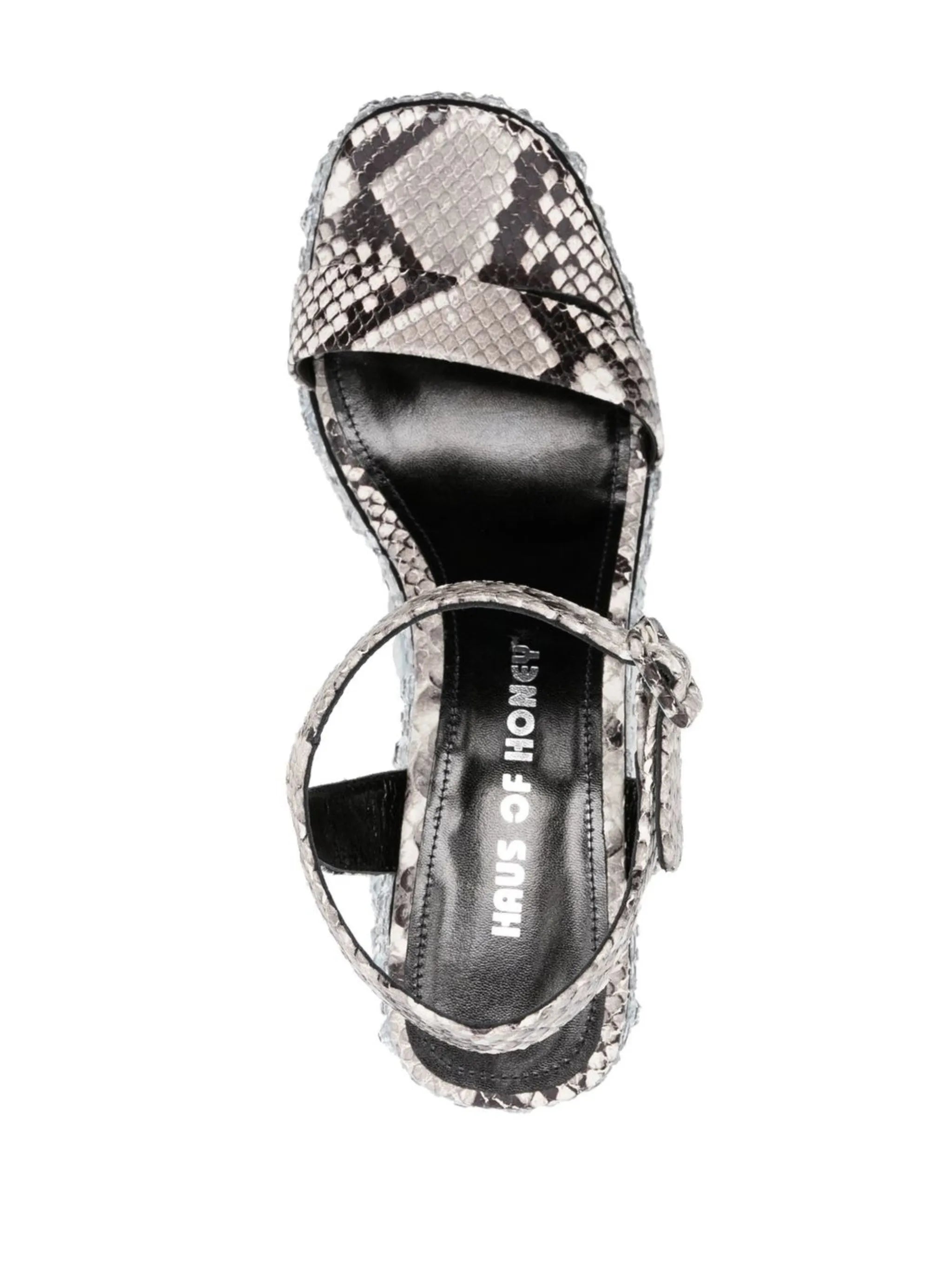 Croco crystal-embellished 65mm sandals