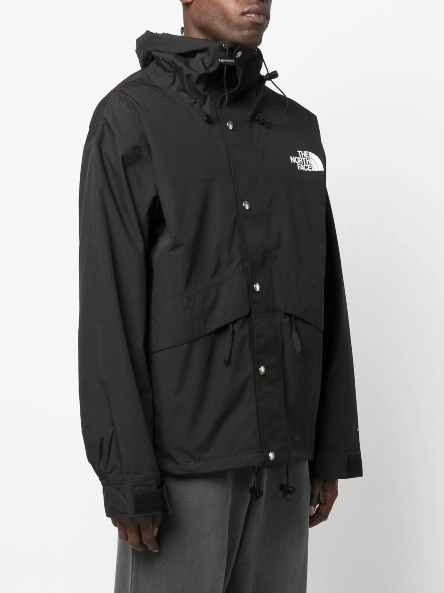 logo-print hooded jacket