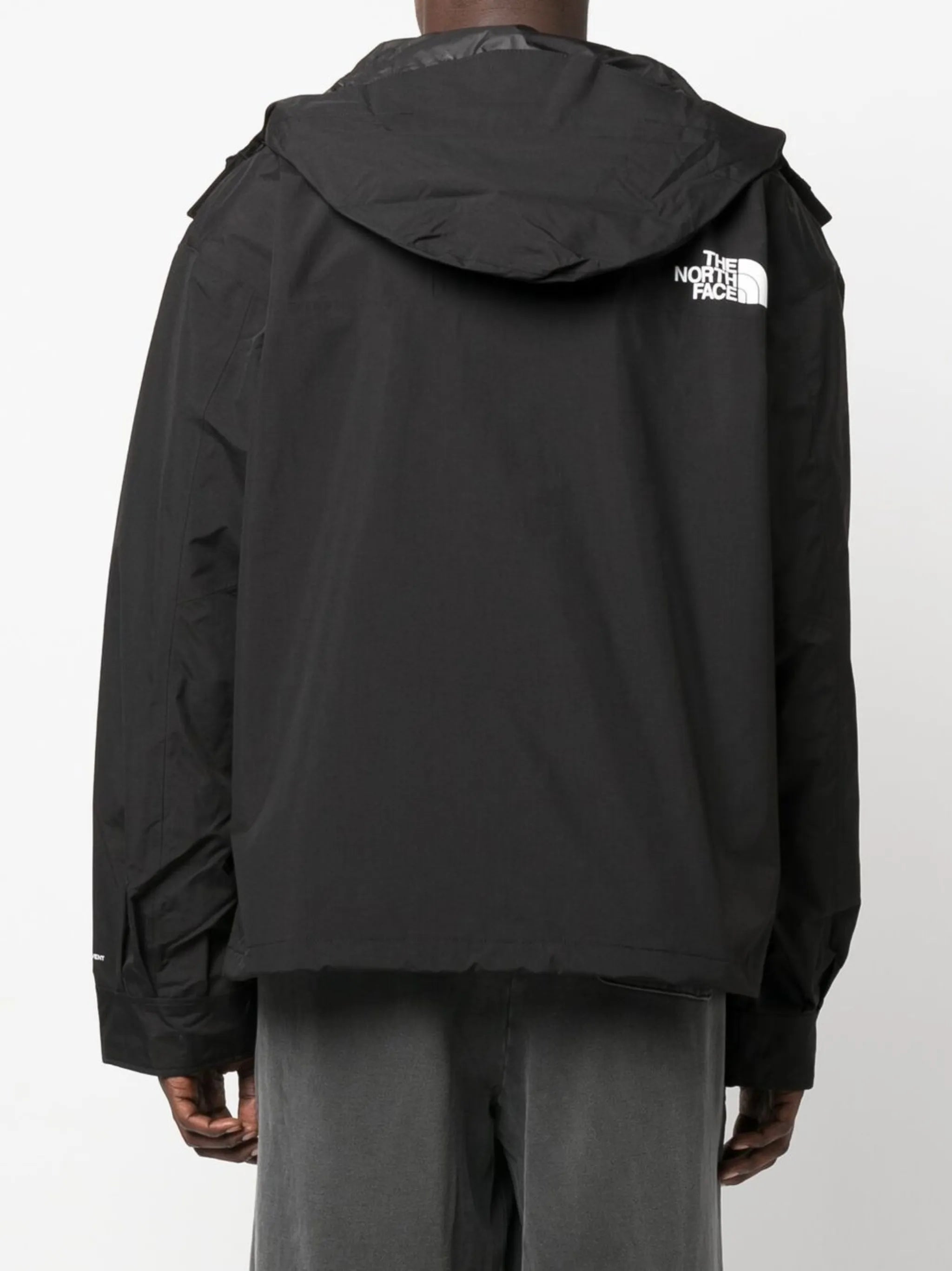 logo-print hooded jacket