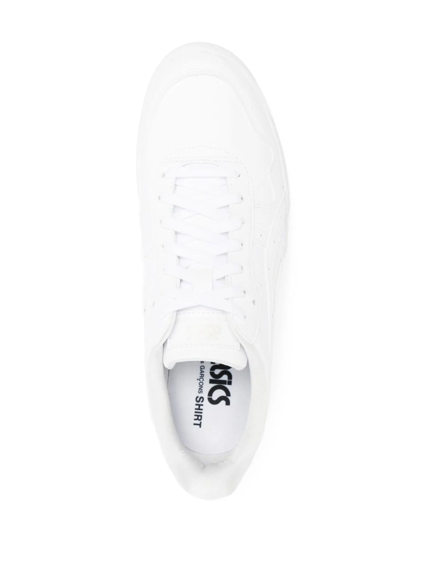 low-top leather sneakers