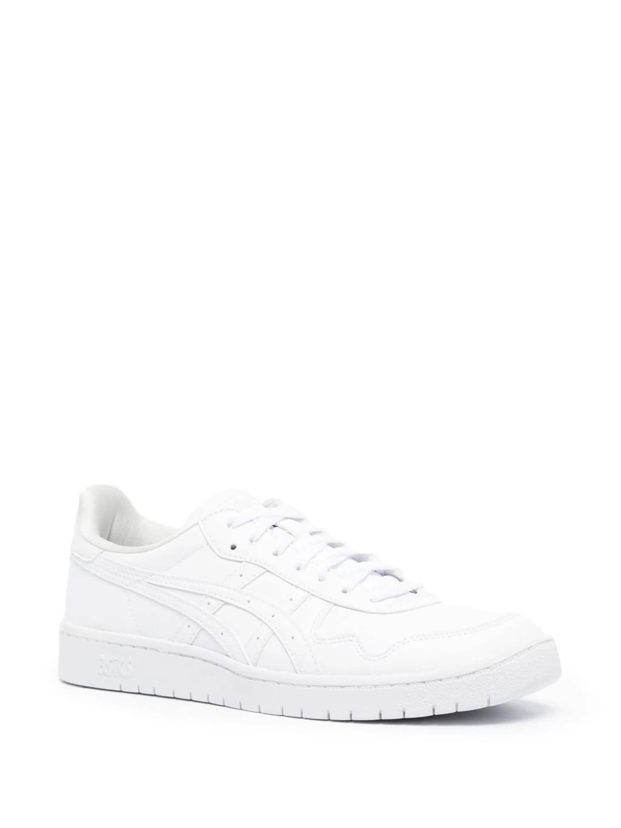 low-top leather sneakers