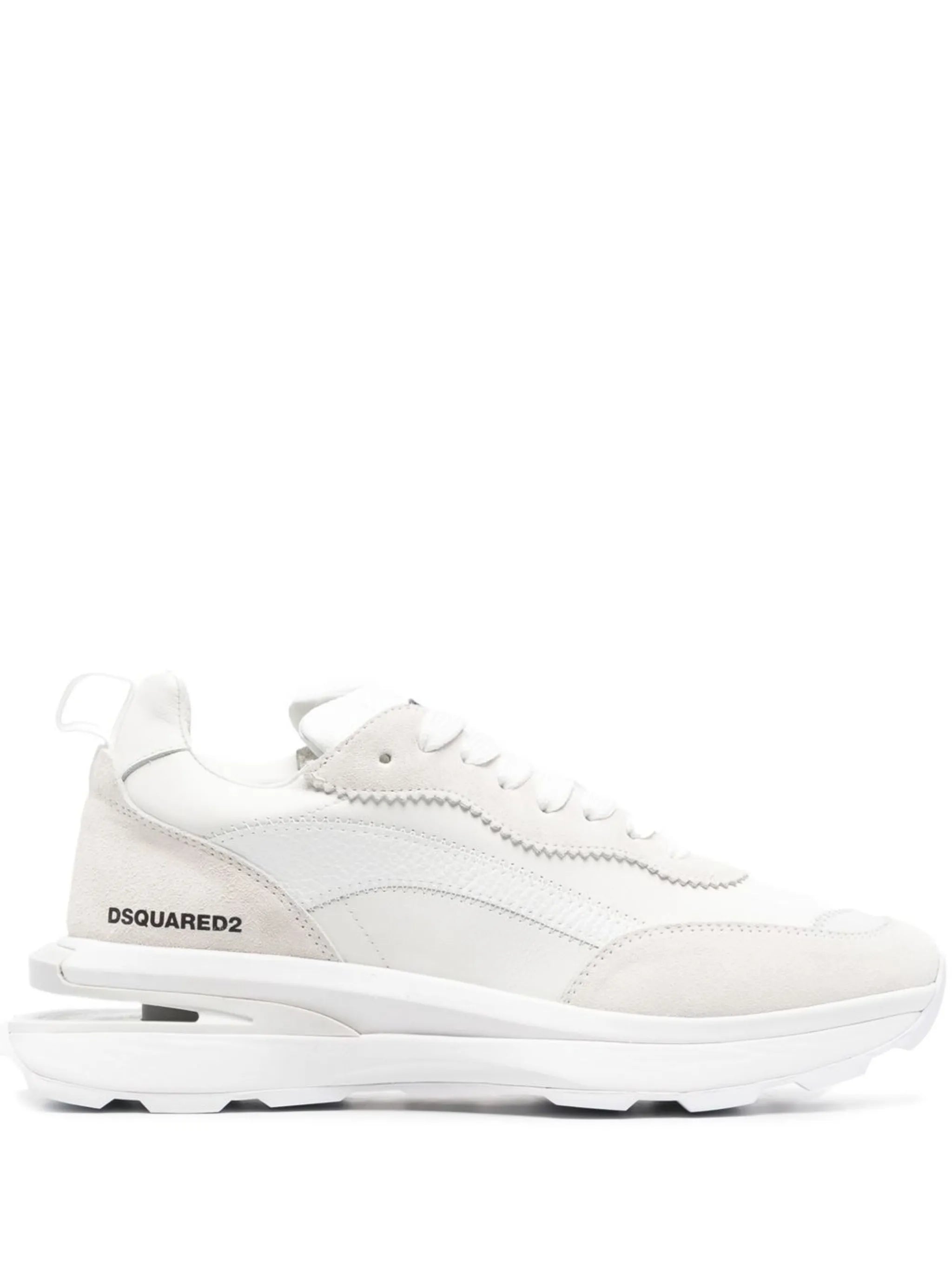 logo-print lace-up sneakers