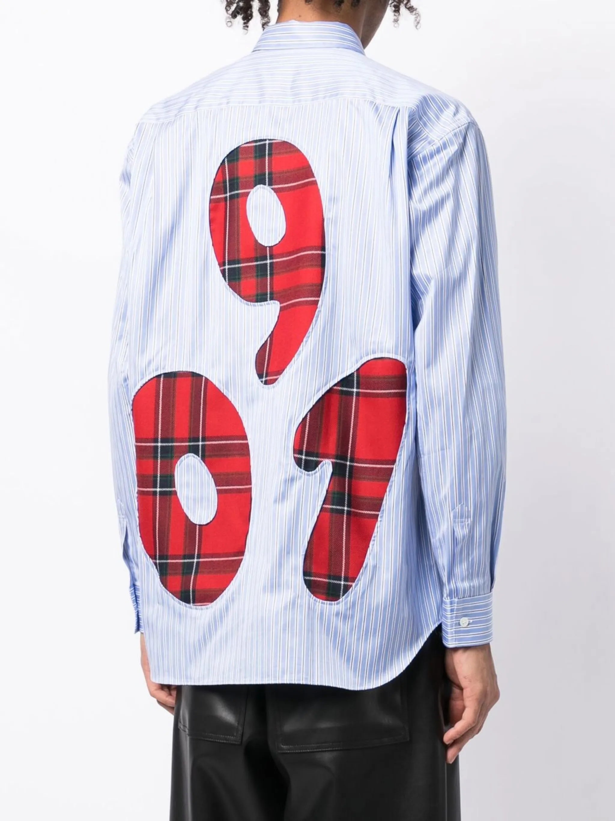 number patch shirt