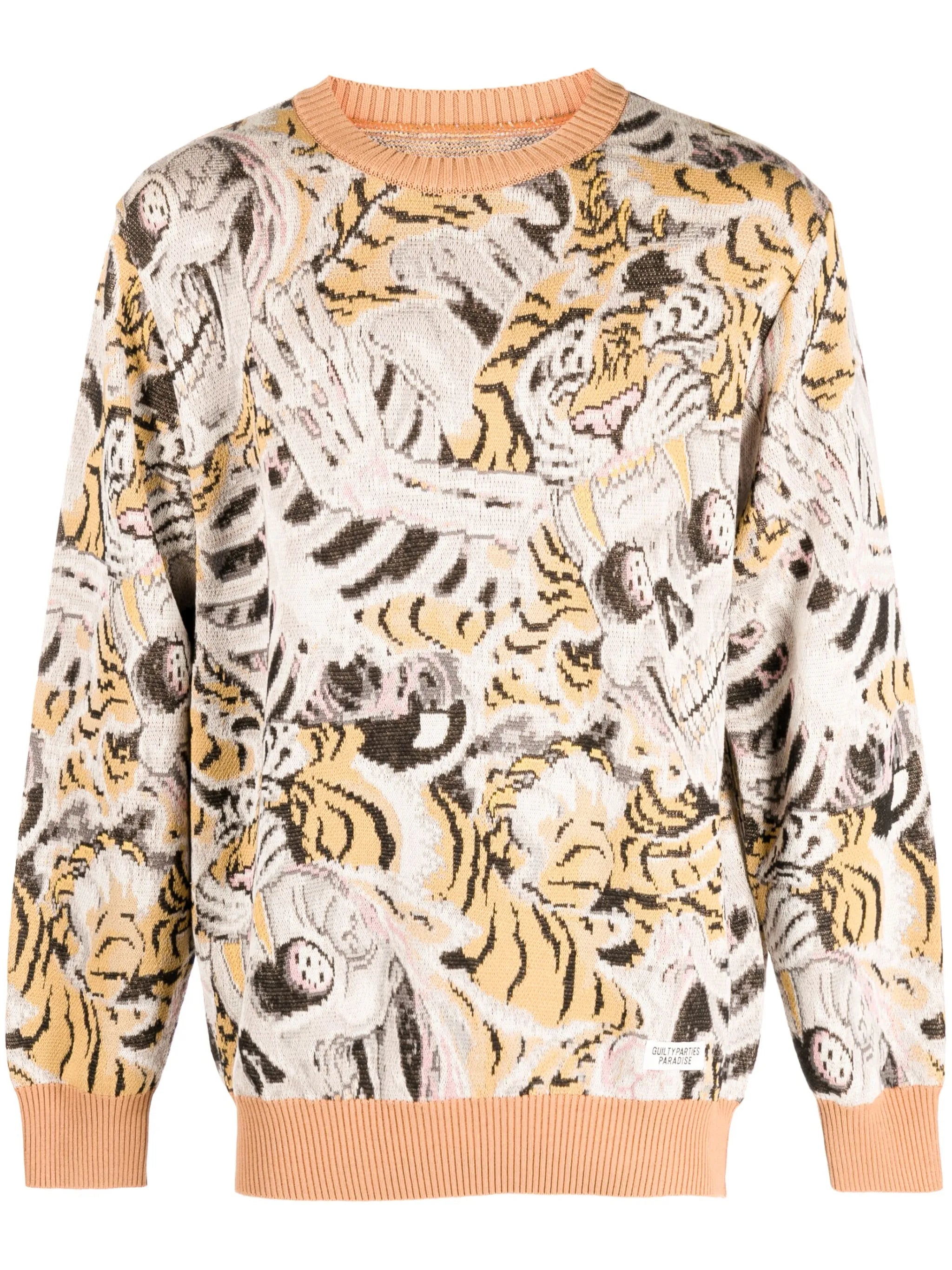 graphic-print cotton sweatshirt