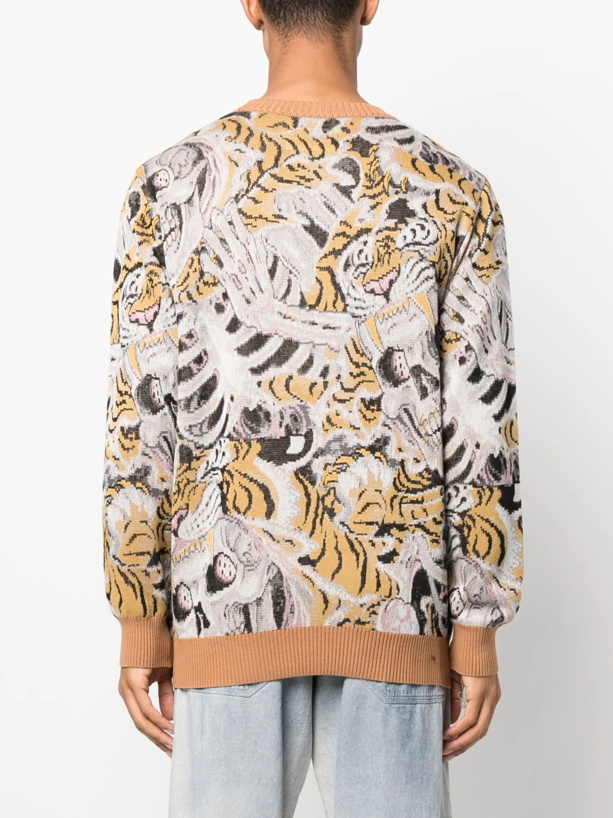 graphic-print cotton sweatshirt