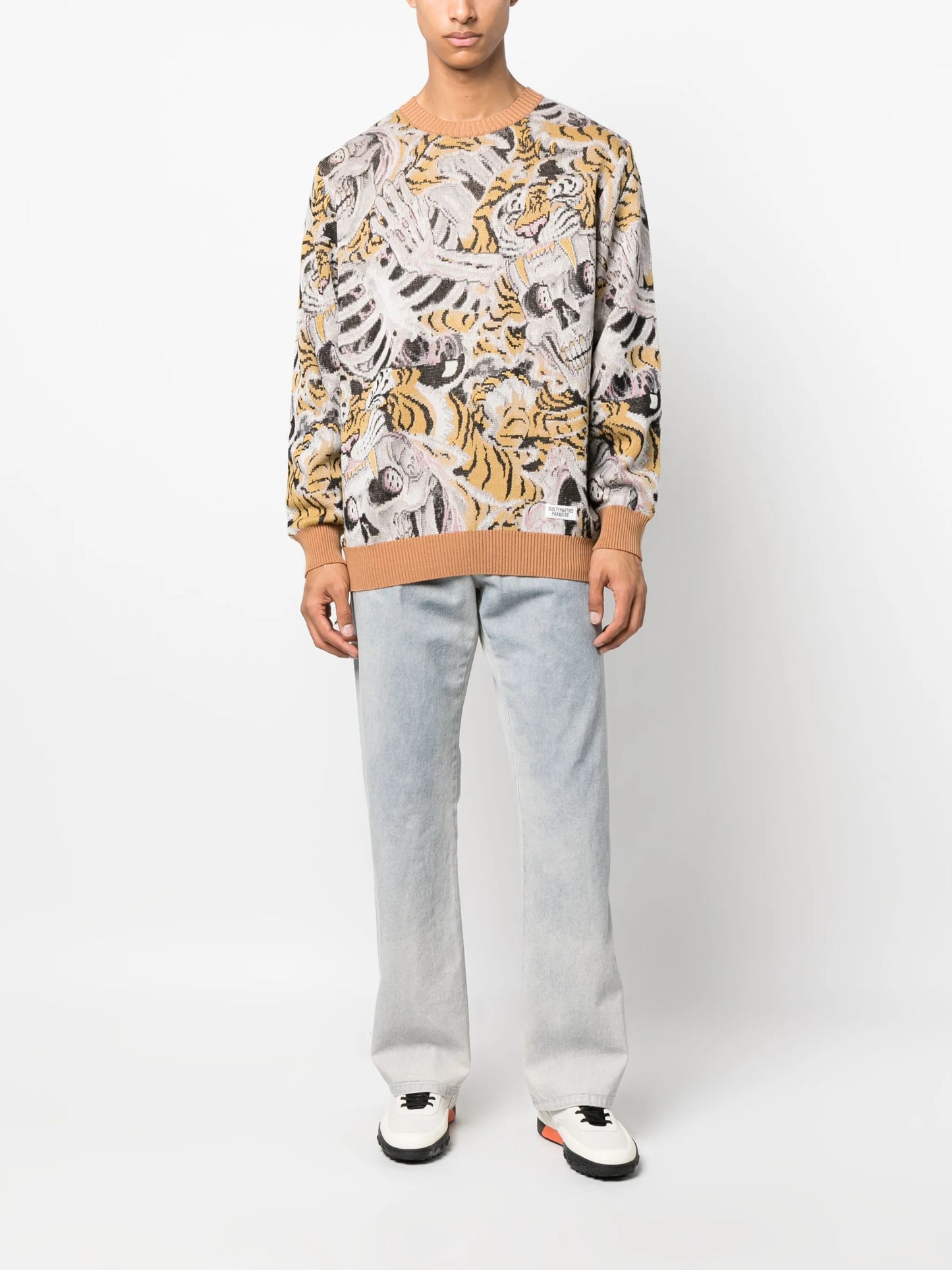 graphic-print cotton sweatshirt
